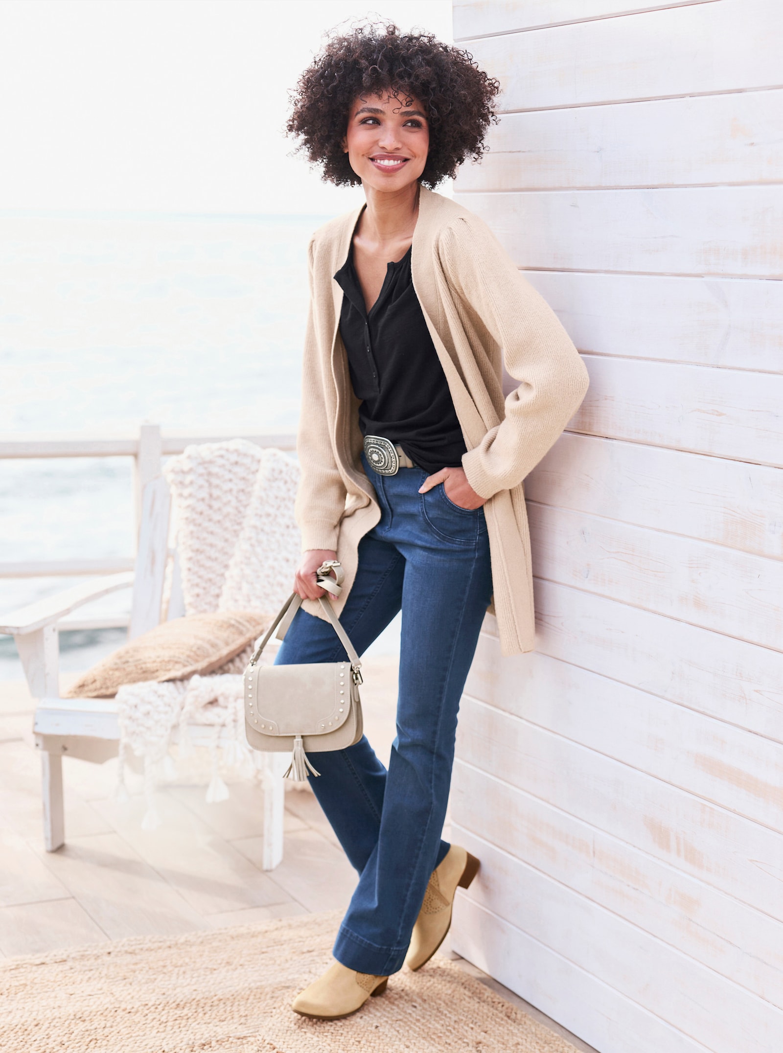 heine Stiefelette - sand