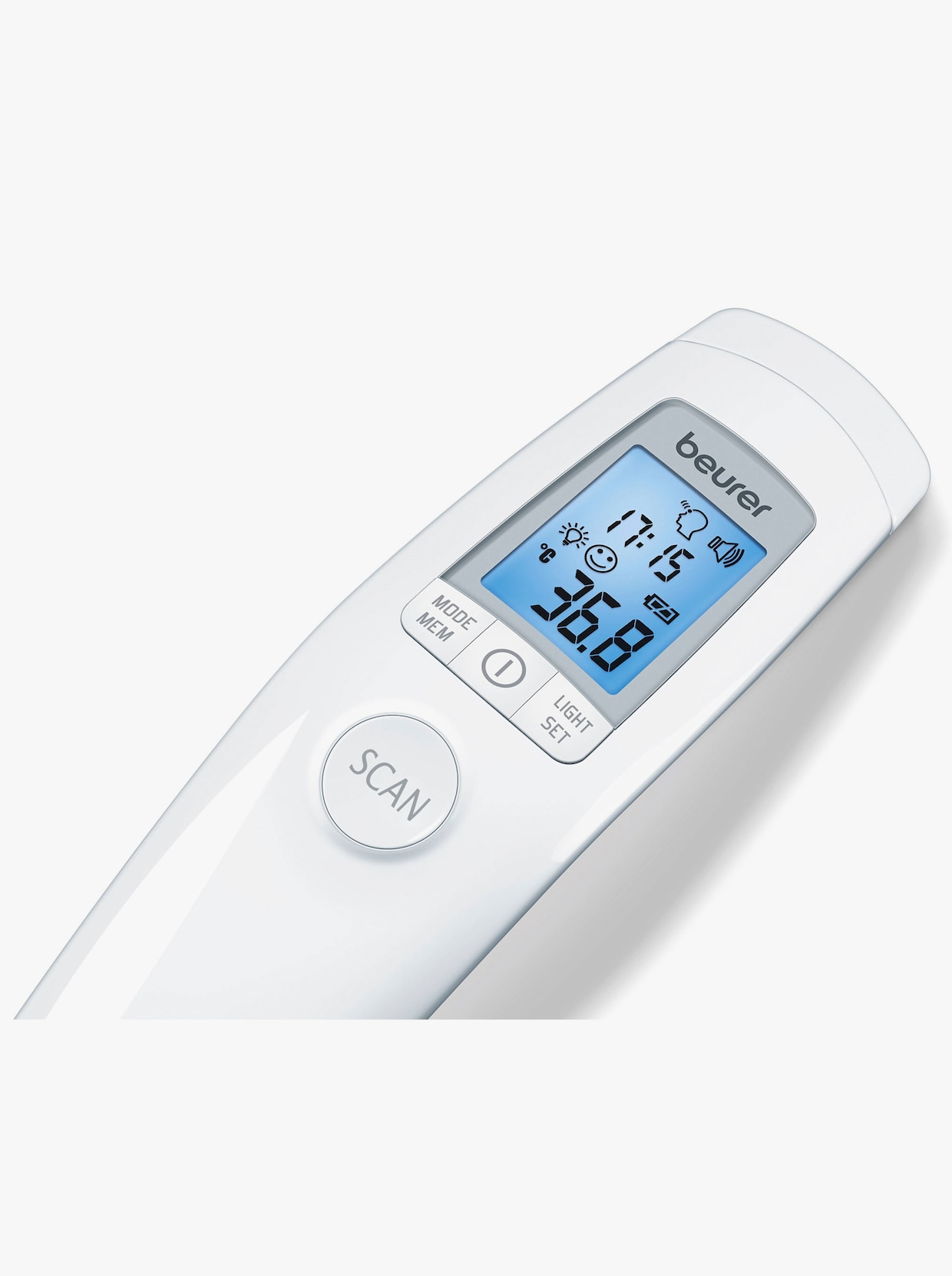 Thermometer contactloos - wit