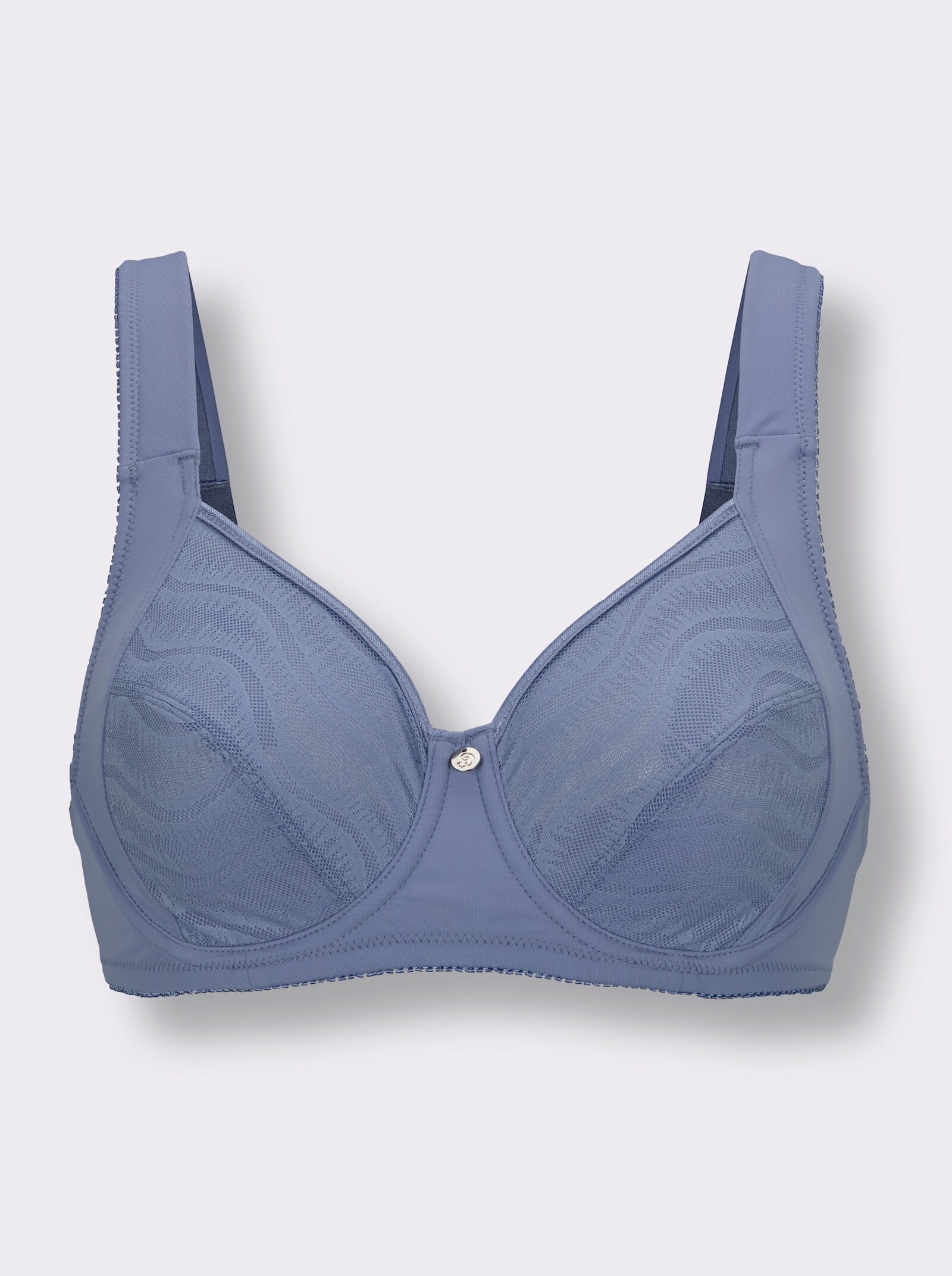 wäschepur Entlastungs-BH mit Bügel und verstellbaren Komfortträgern - taubenblau