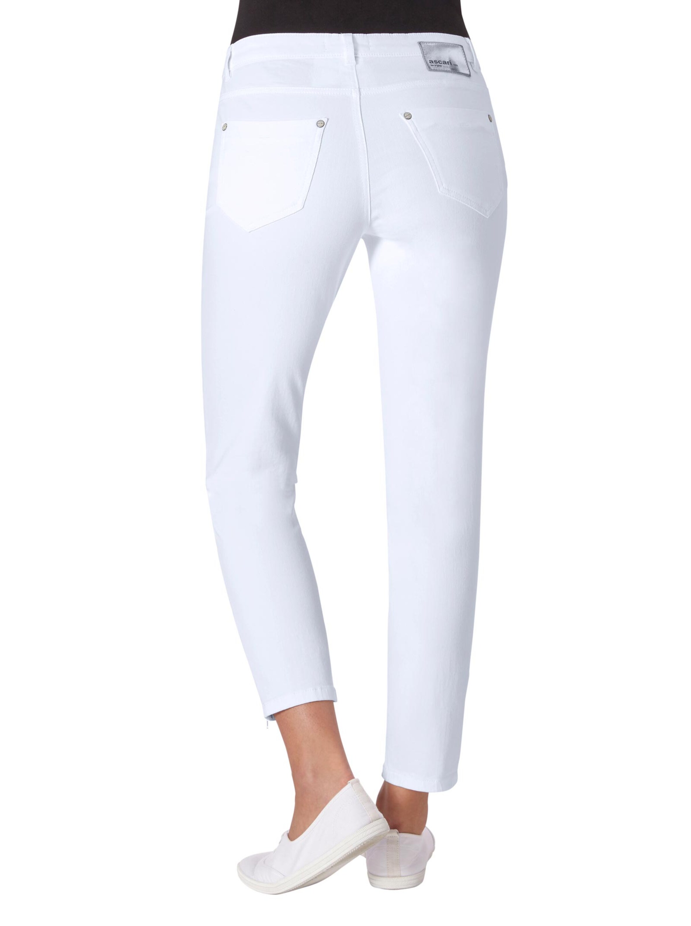 Damenmode Jeans Ascari Stretch-Jeans in weiß 