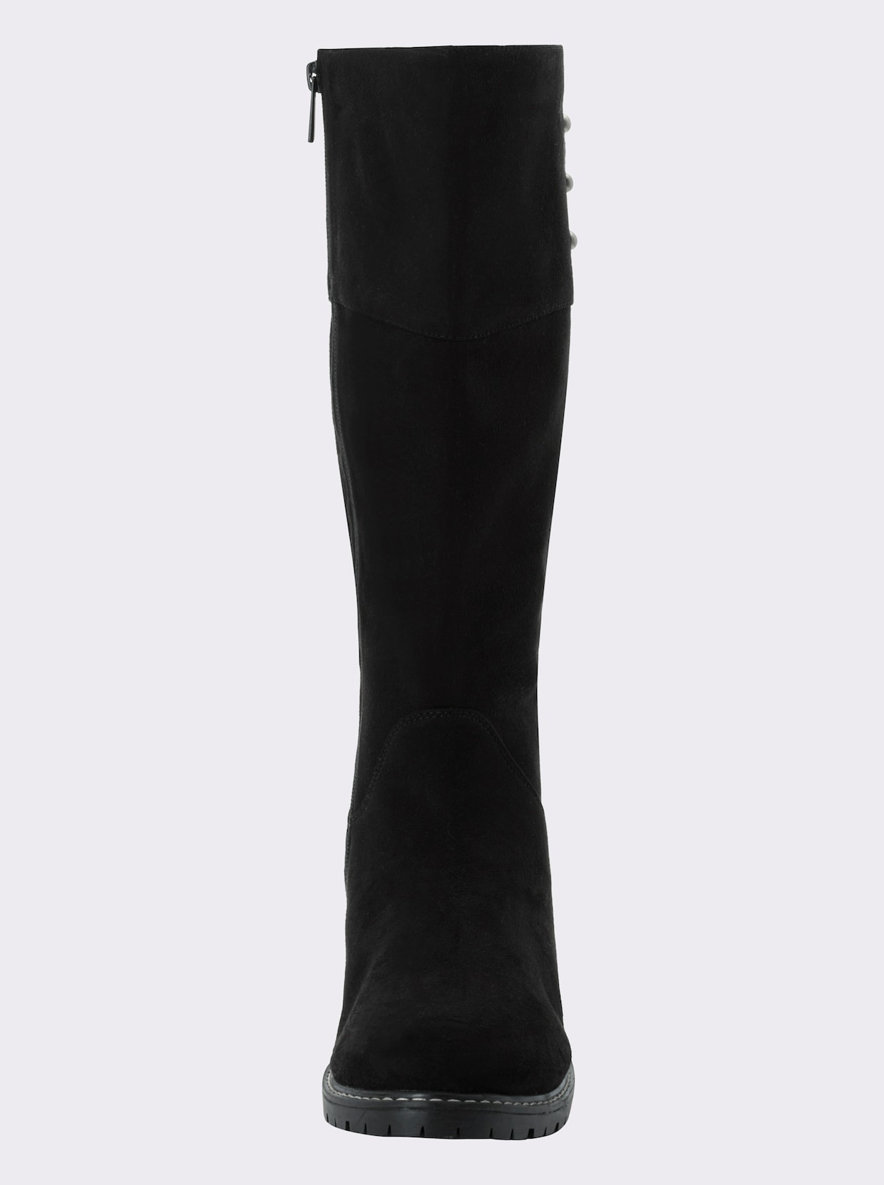 sheego Weitschaftstiefel - schwarz