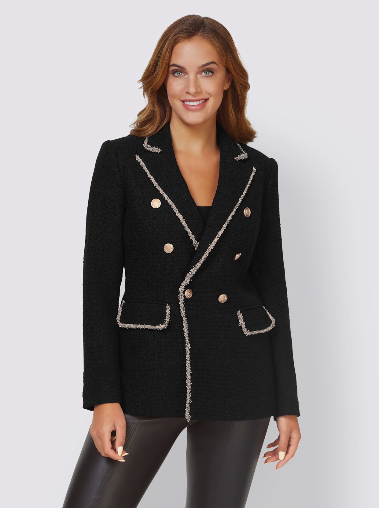 heine Blazer - schwarz