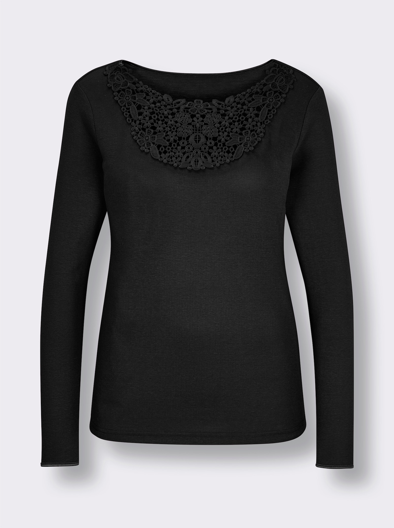 wäschepur Blazershirt - schwarz