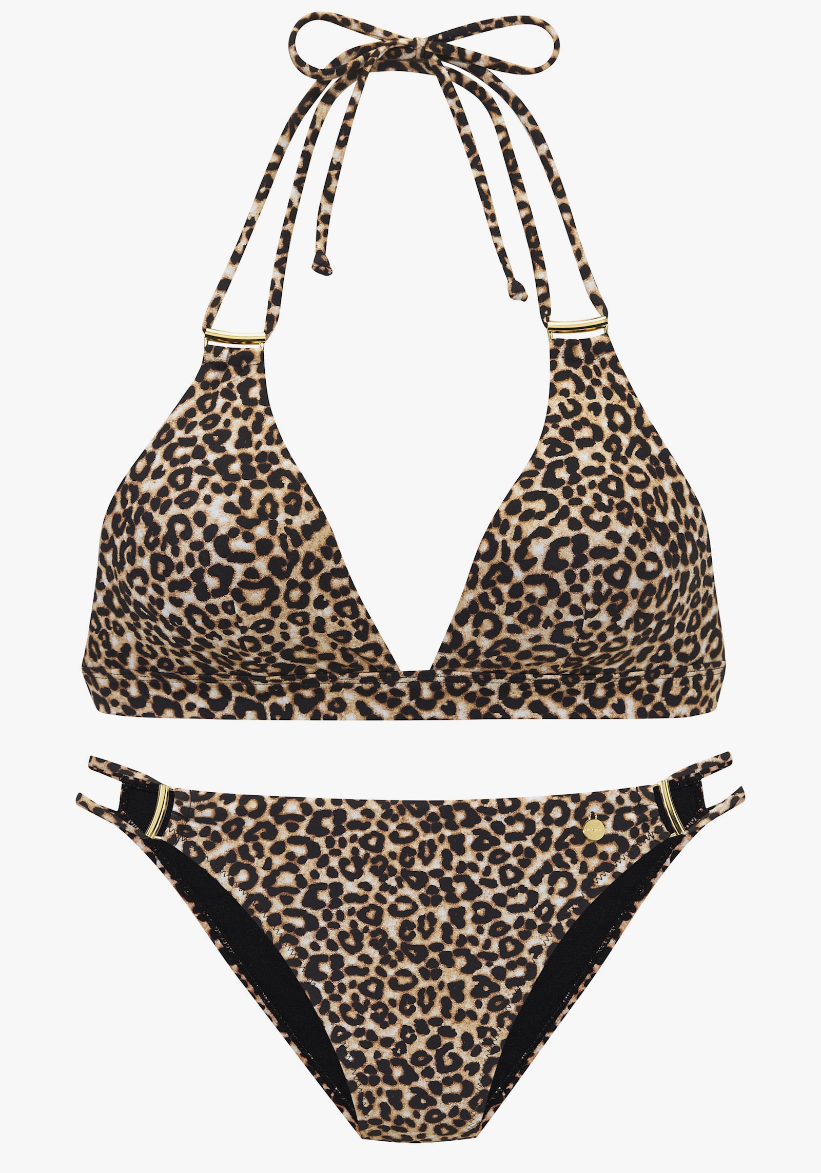 LASCANA Triangel-Bikini - leo bedruckt