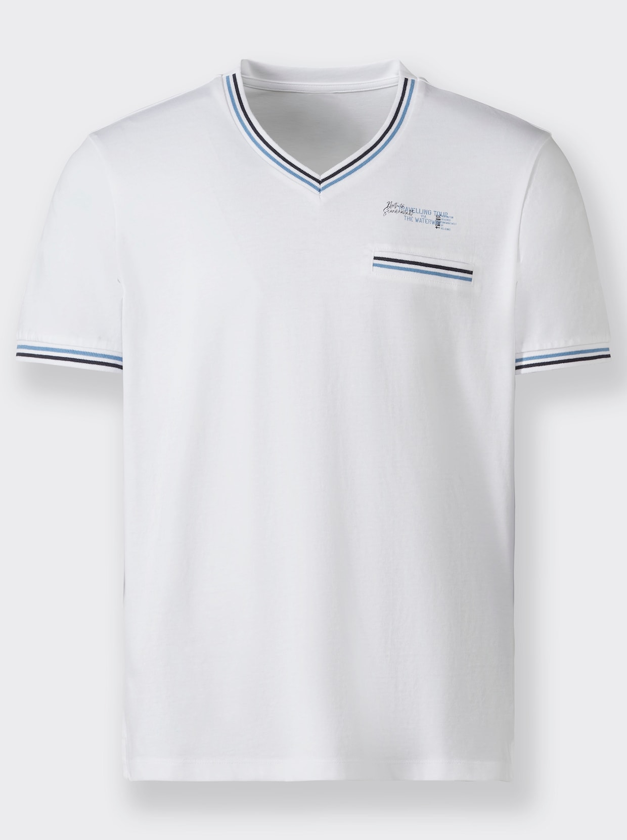 Catamaran T-Shirt - weiß + khaki