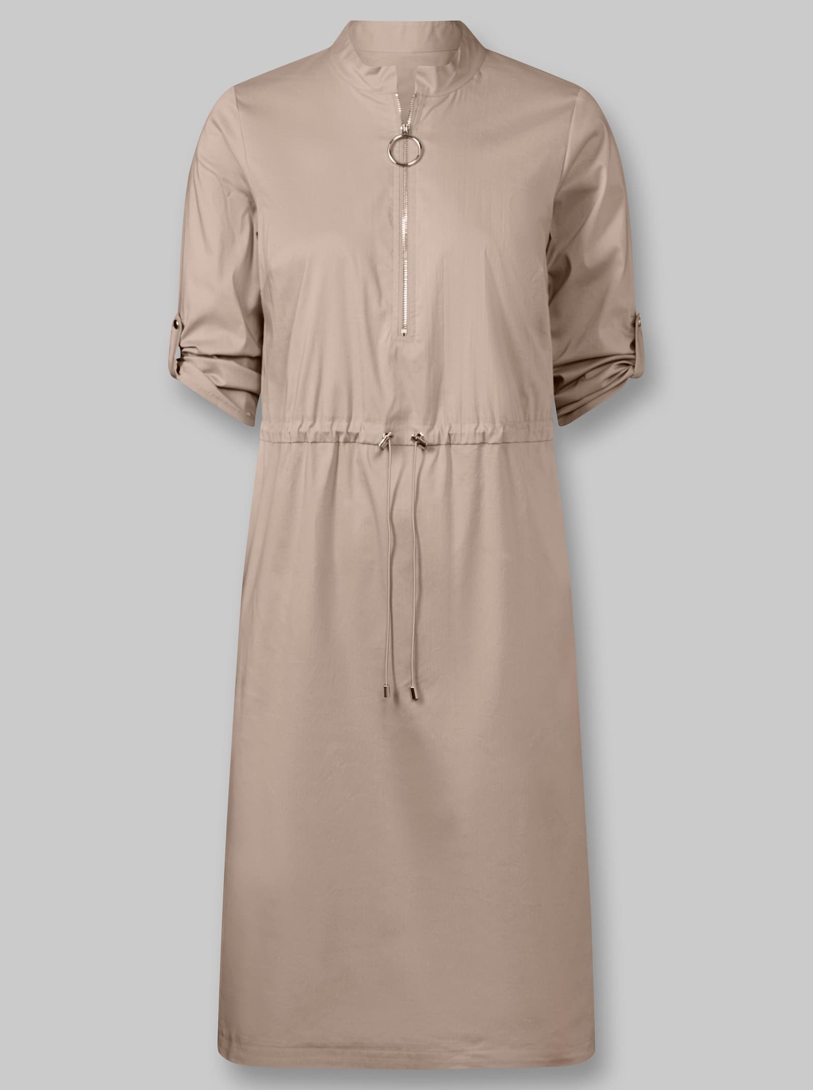 heine Webkleid mit Tunnelzug - sesam