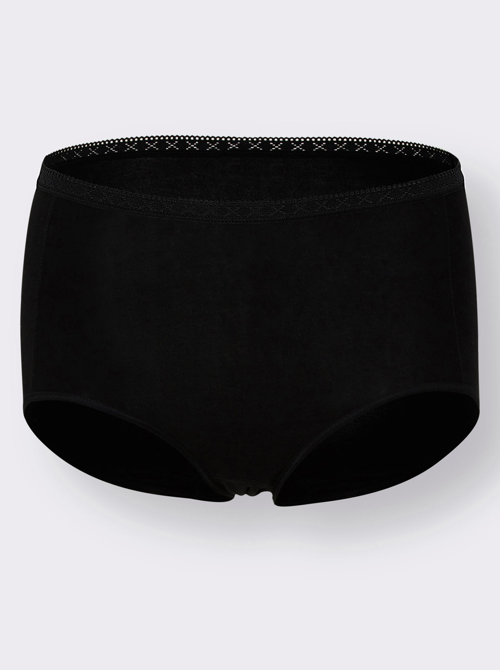 Nina von C. Hüftslip in Pima-Baumwoll-Qualität - schwarz