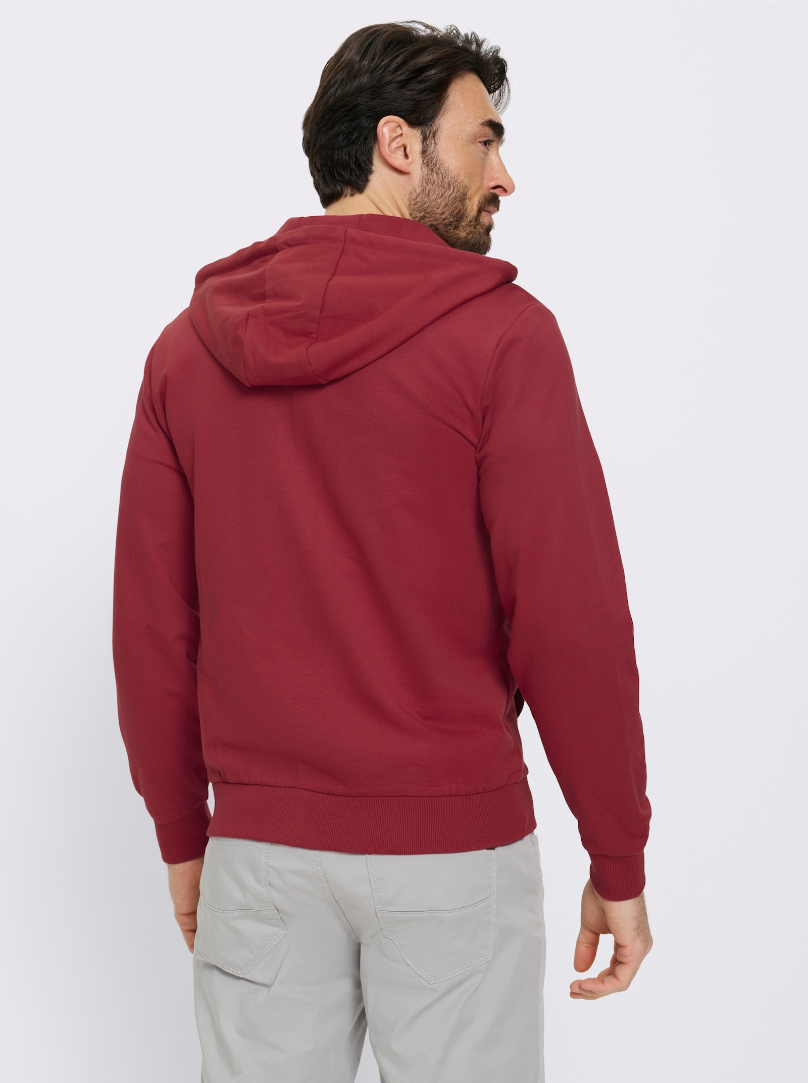 Catamaran Sweatjacke mit Front-Druck - kirsche-bedruckt