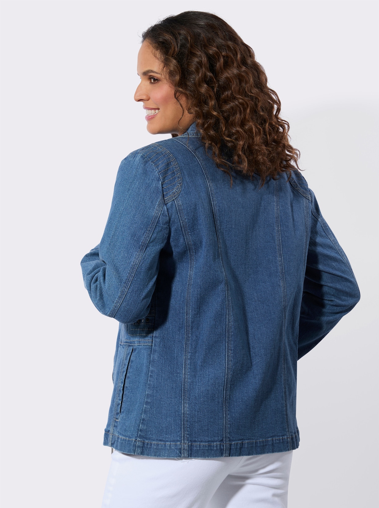 Jeansjacke - blue-bleached