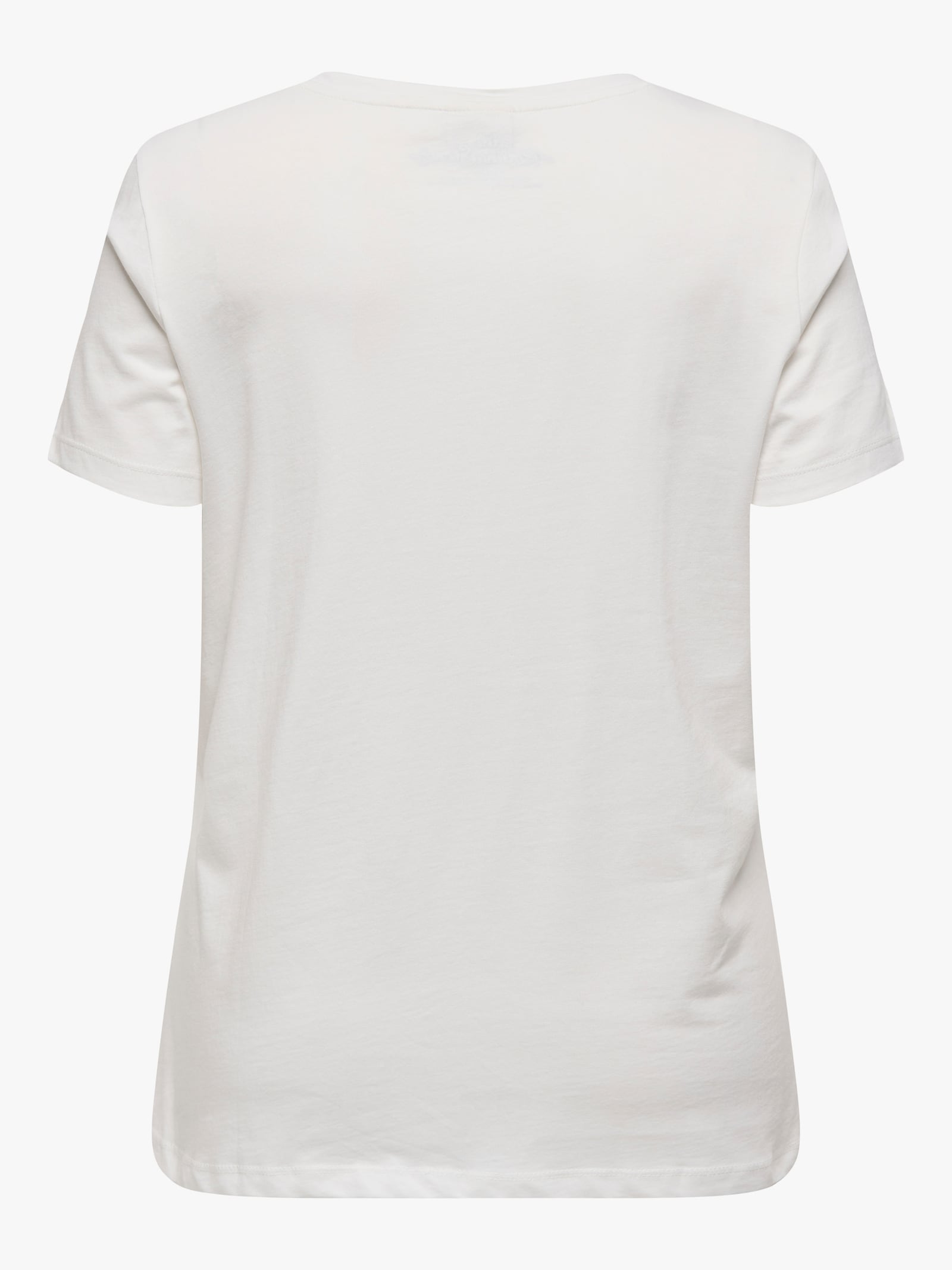 ONLY CARMAKOMA Kurzarmshirt - cloud dancer print:rolling stones squared