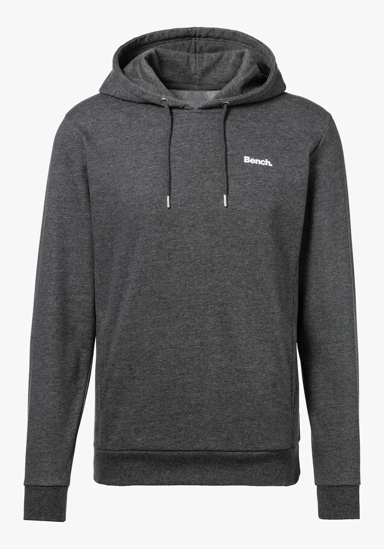 Hoodie - antraciet gemêleerd