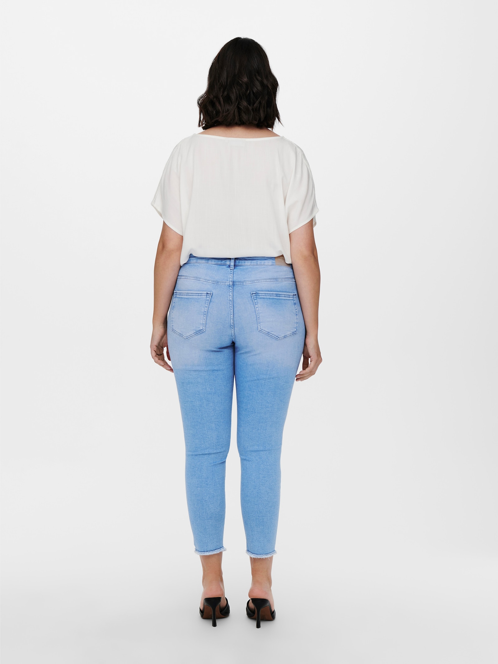 ONLY CARMAKOMA Skinny-fit-Jeans - light blue denim