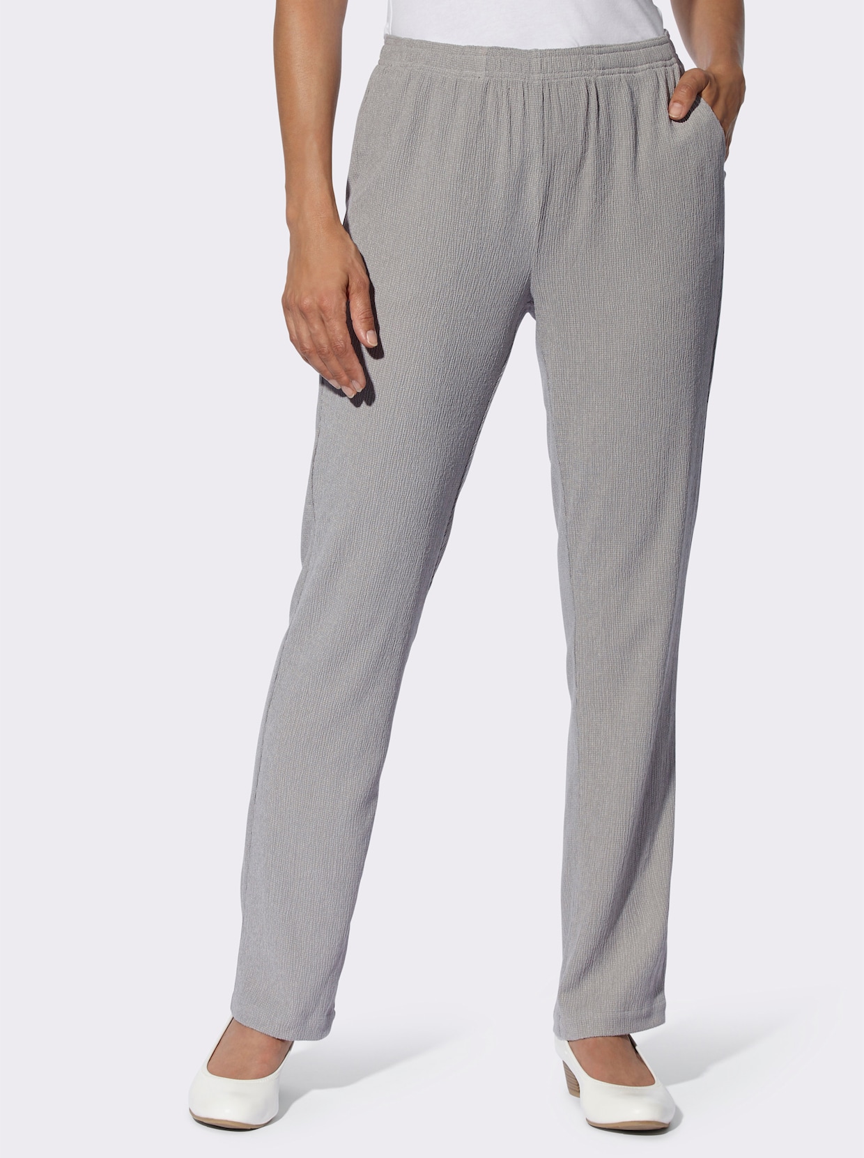 comfortbroek - steengrijs