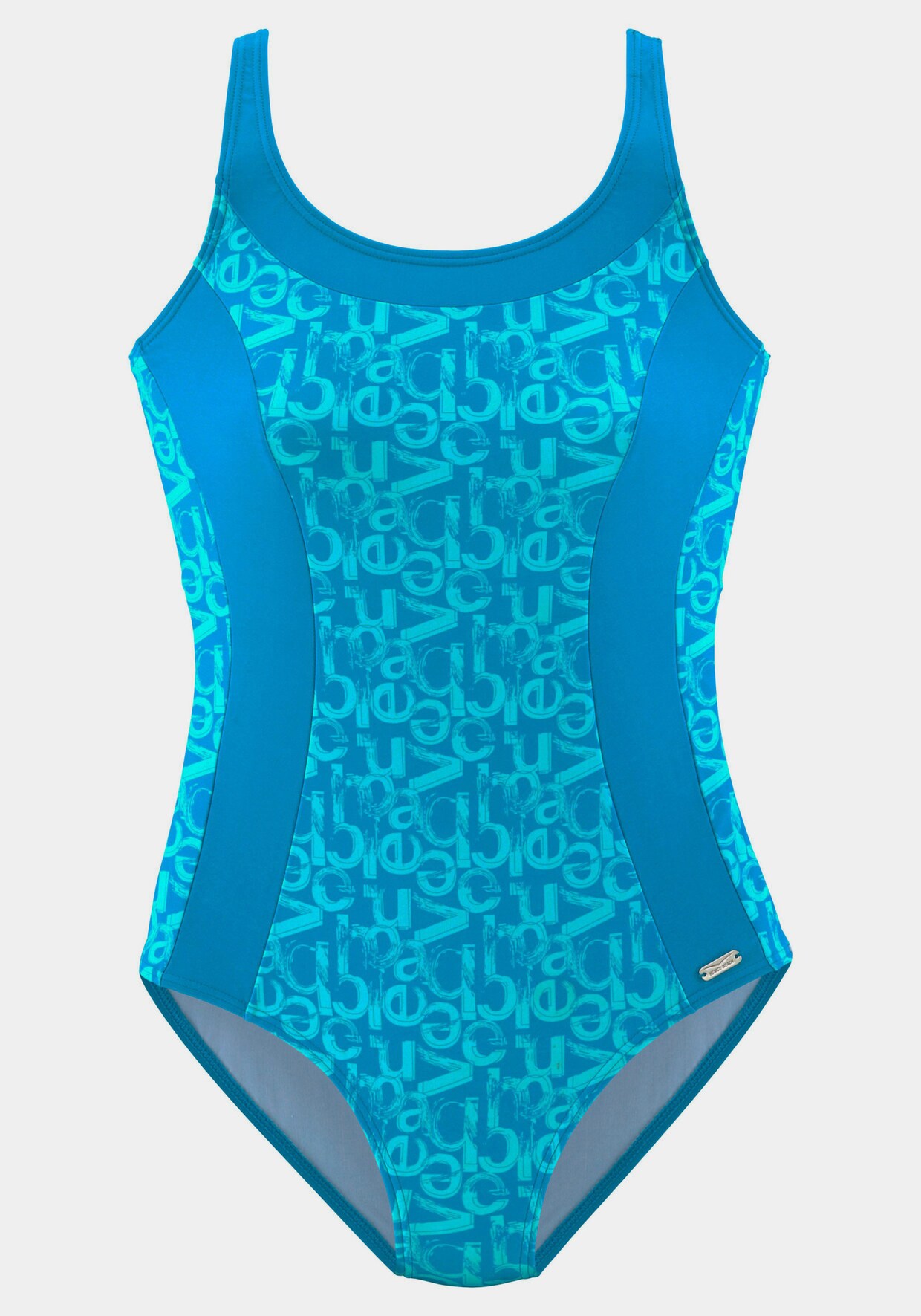 Venice Beach Badpak - blauw geprint