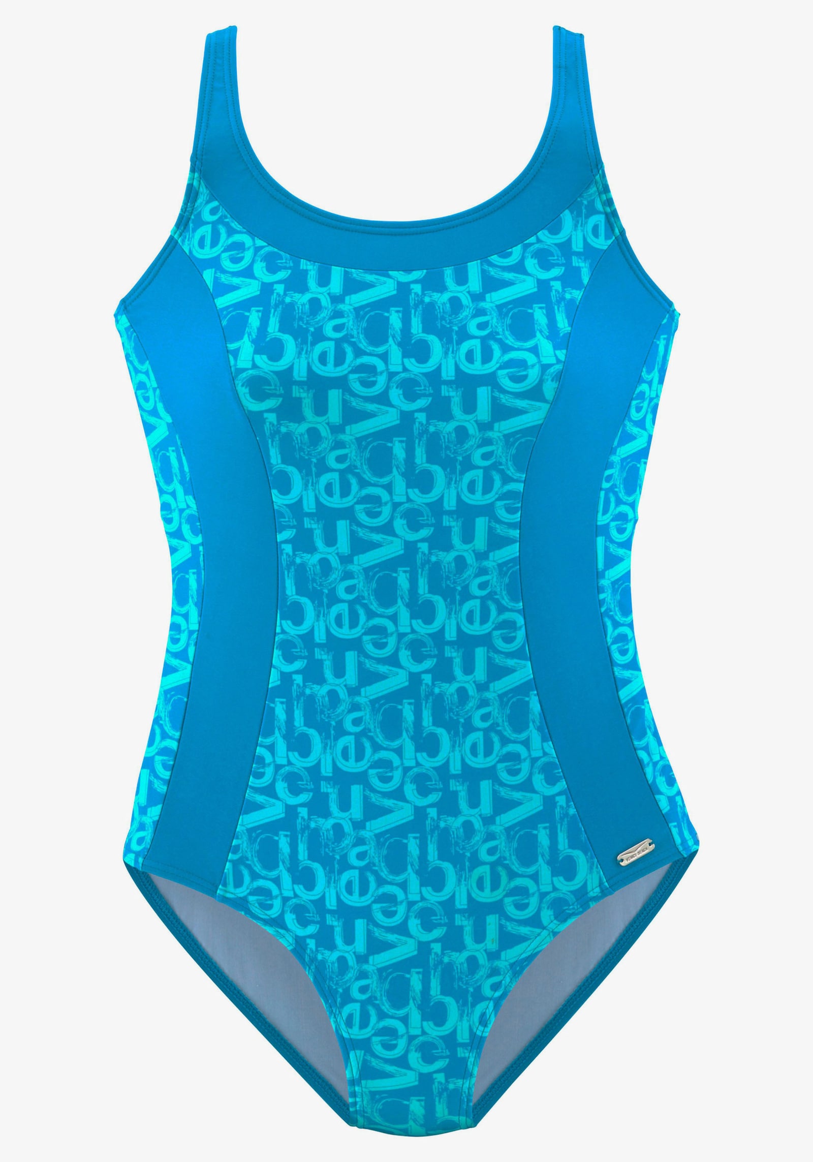 Venice Beach Badeanzug - blau-bedruckt