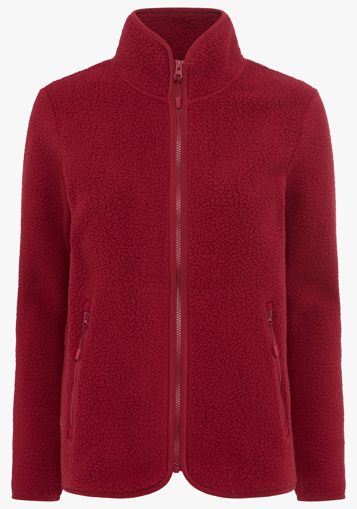 Fleecejacke - bordeaux