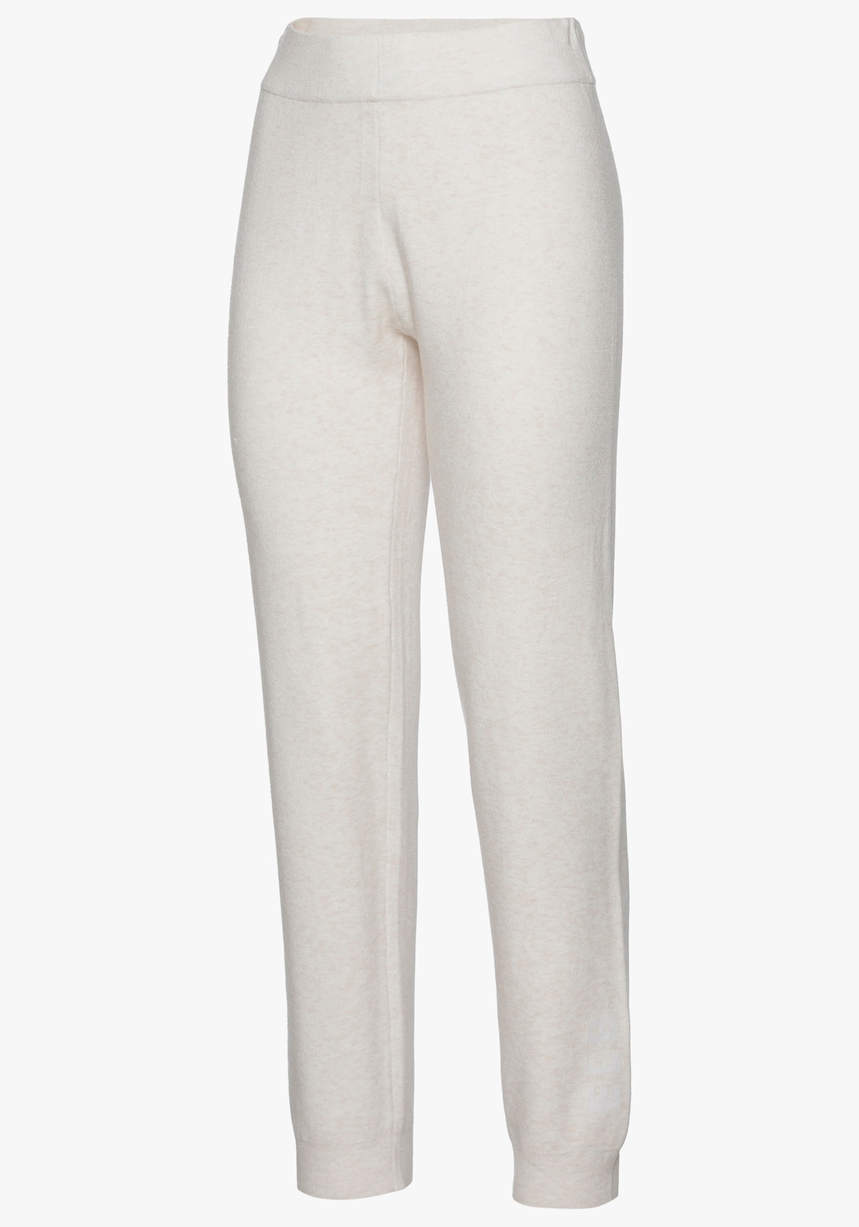 Elbsand Pantalon en tricot - blanc cassé