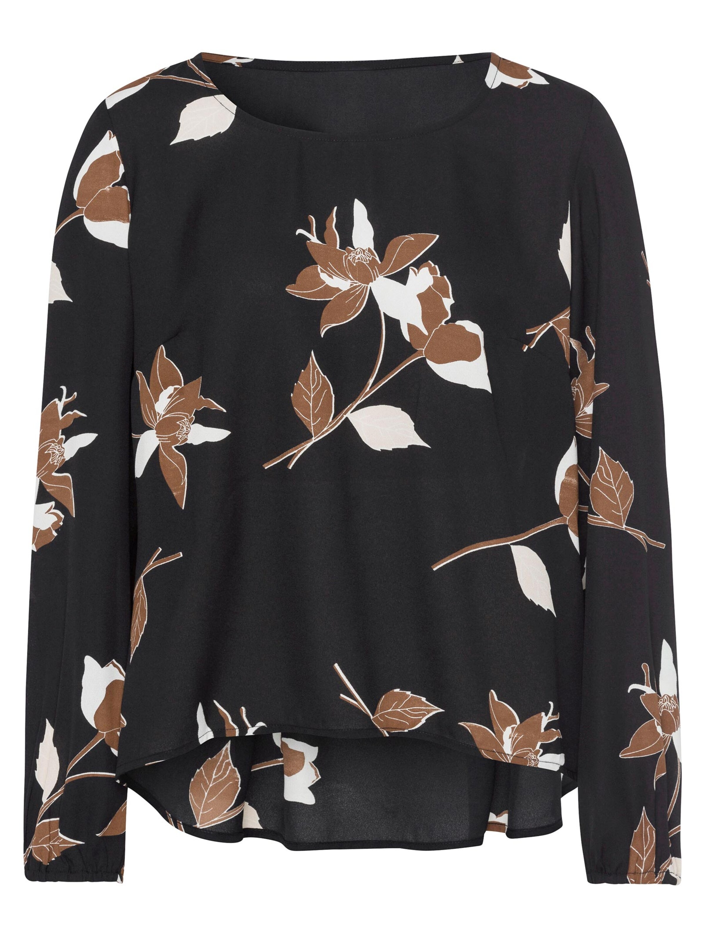 Bluse - schwarz-bedruckt