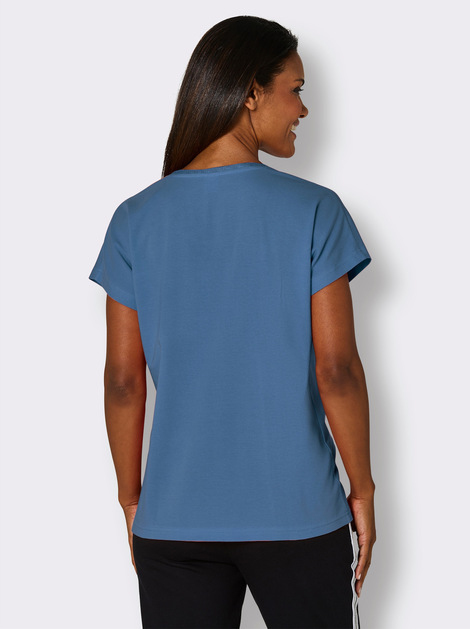 feel good Shirt - mittelblau