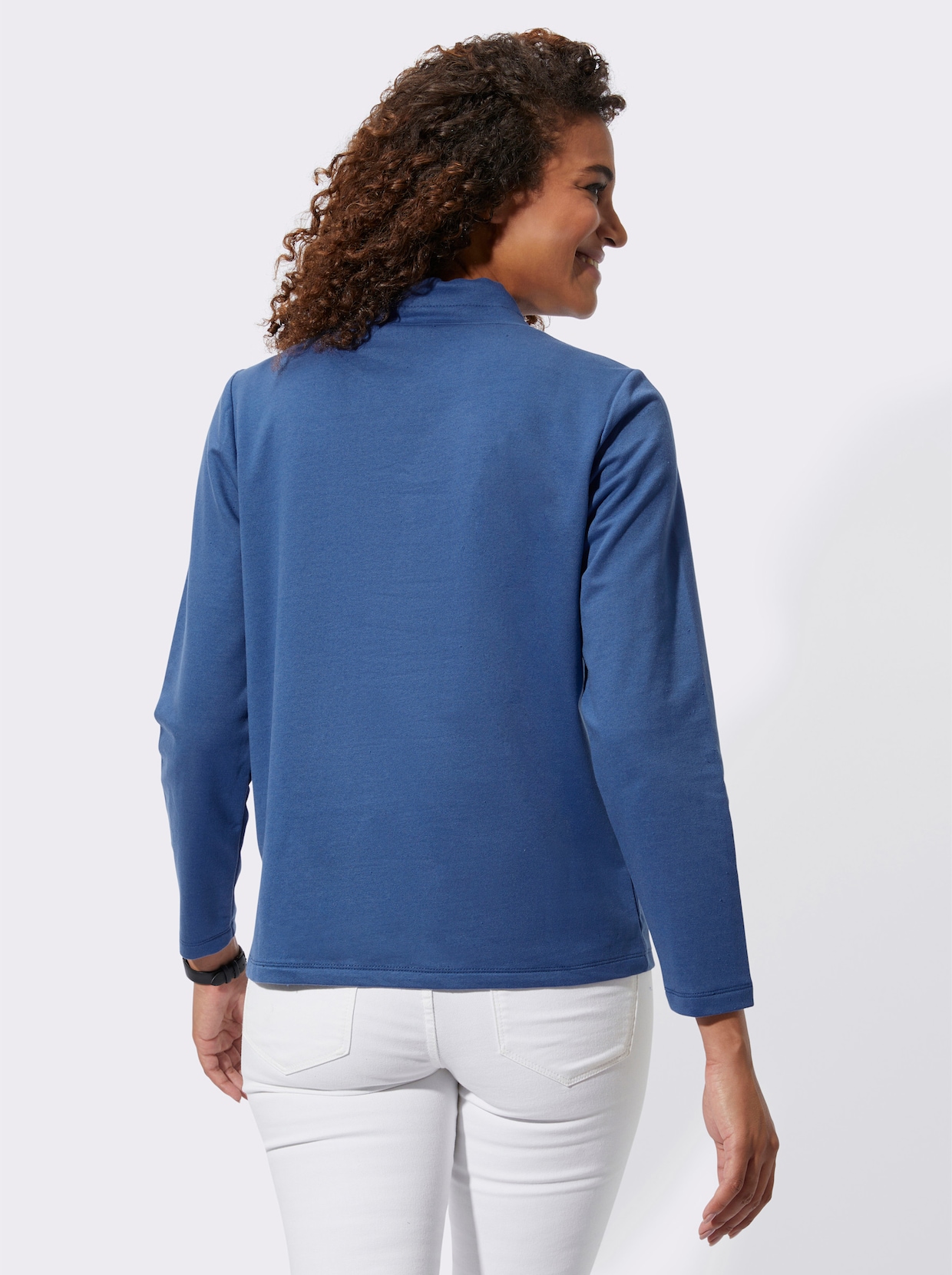 Sweatshirt - jeansblauw