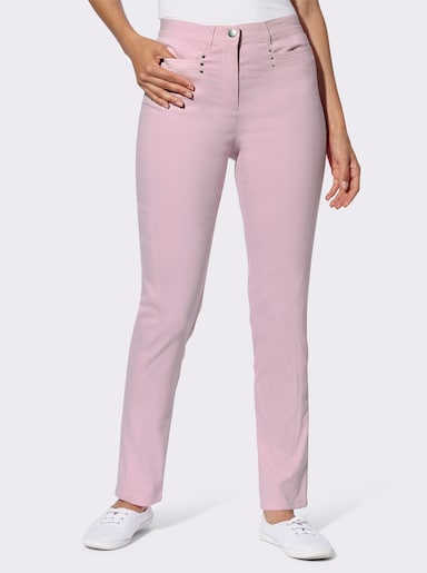 Bengalinhose mit elastischen Einsätzen - rosé