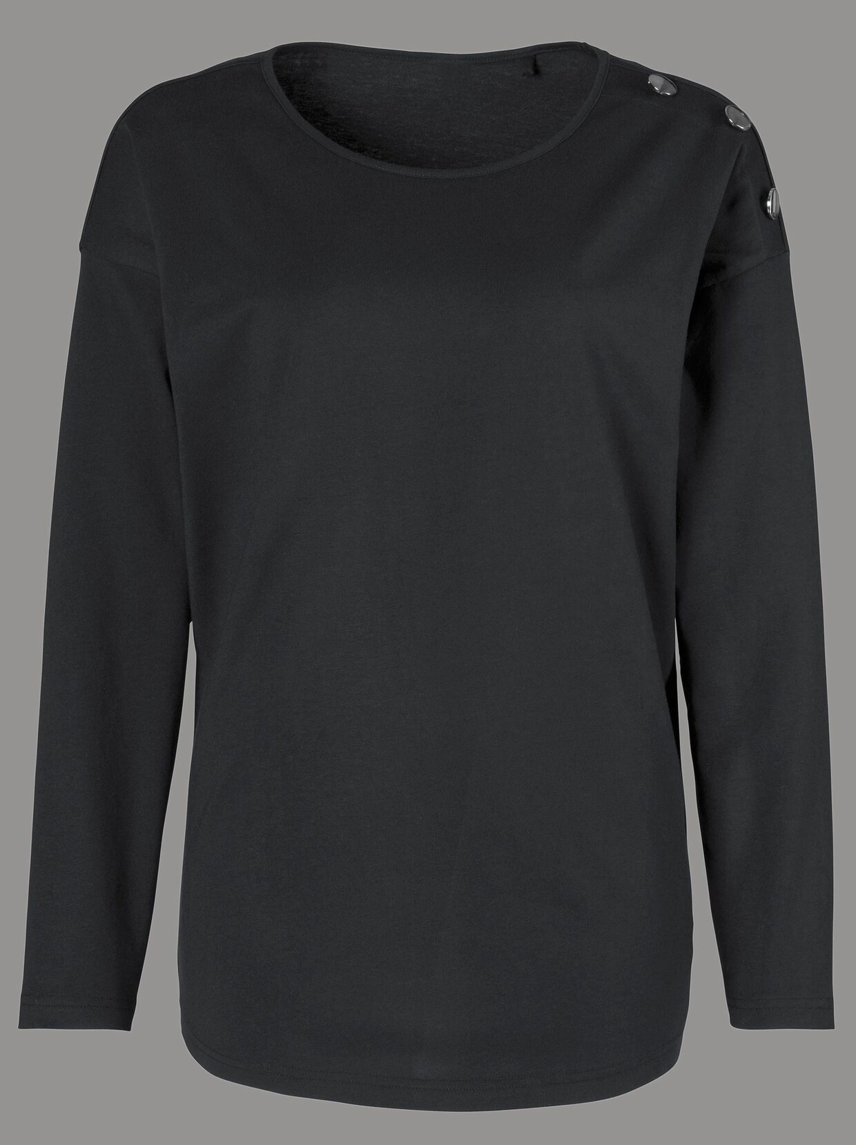 Langarmshirt - schwarz