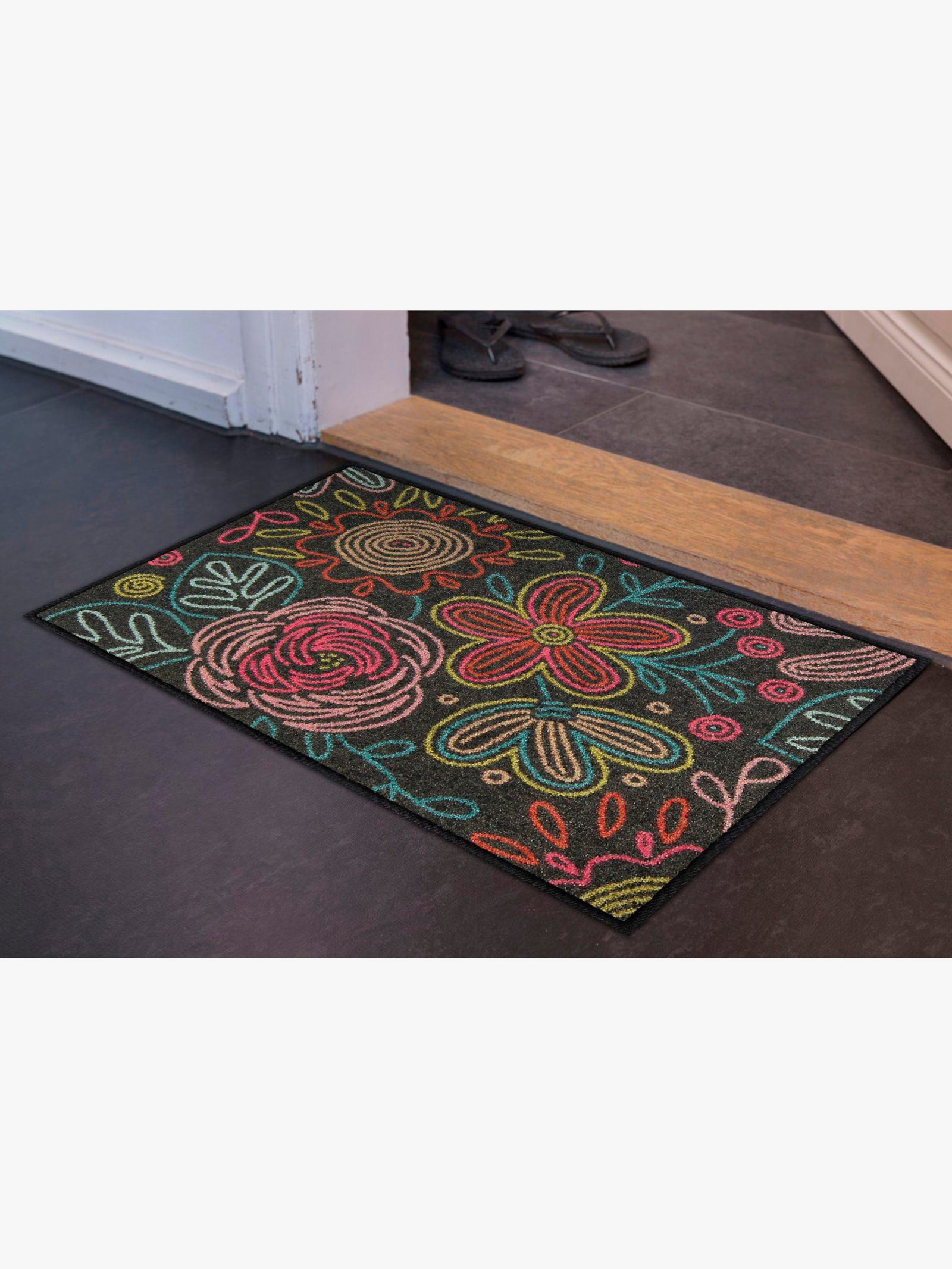 Salonloewe Fußmatte - anthrazit-bunt