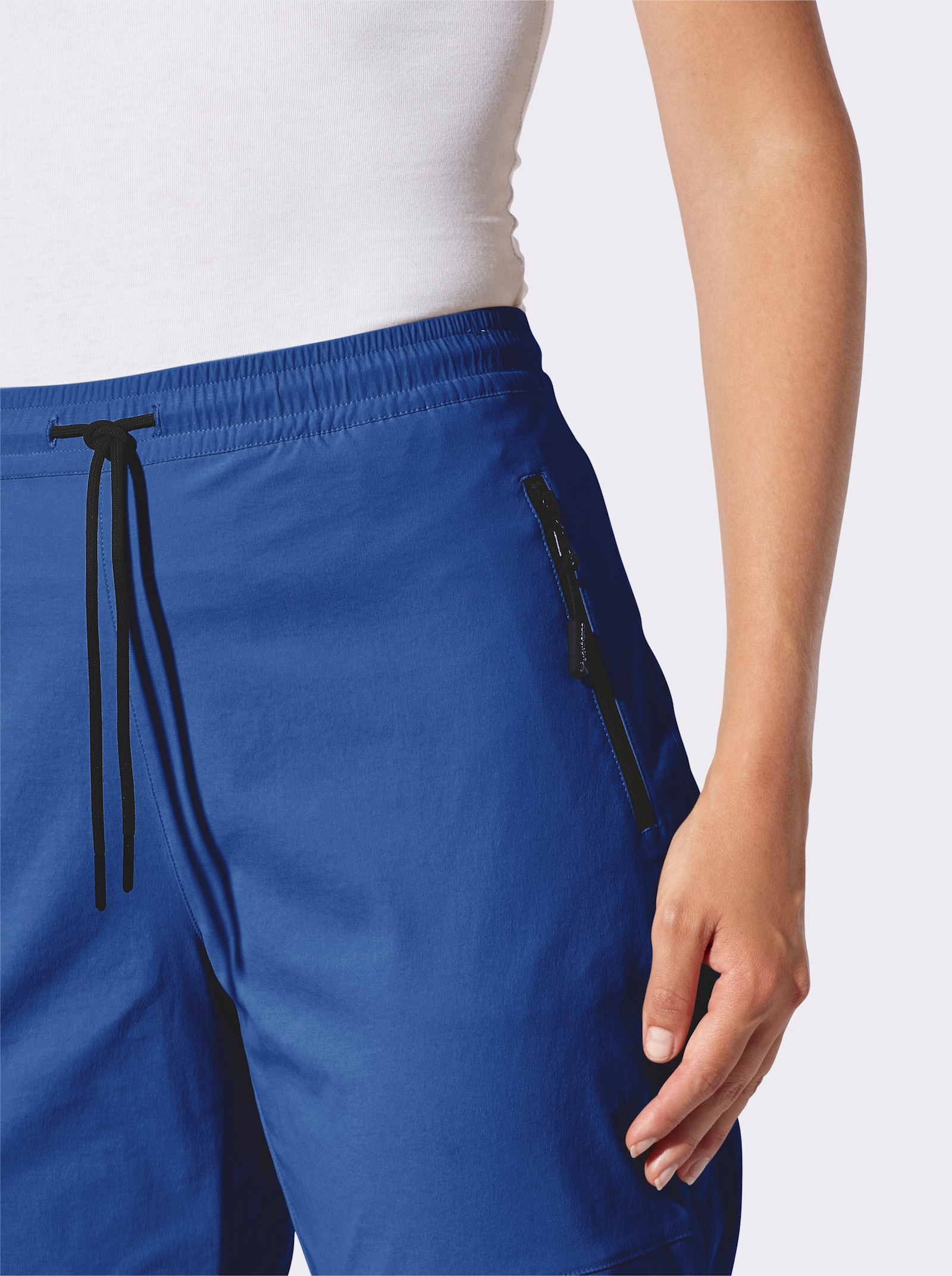 Funktionshose in Stretch-Qualität - jeansblau