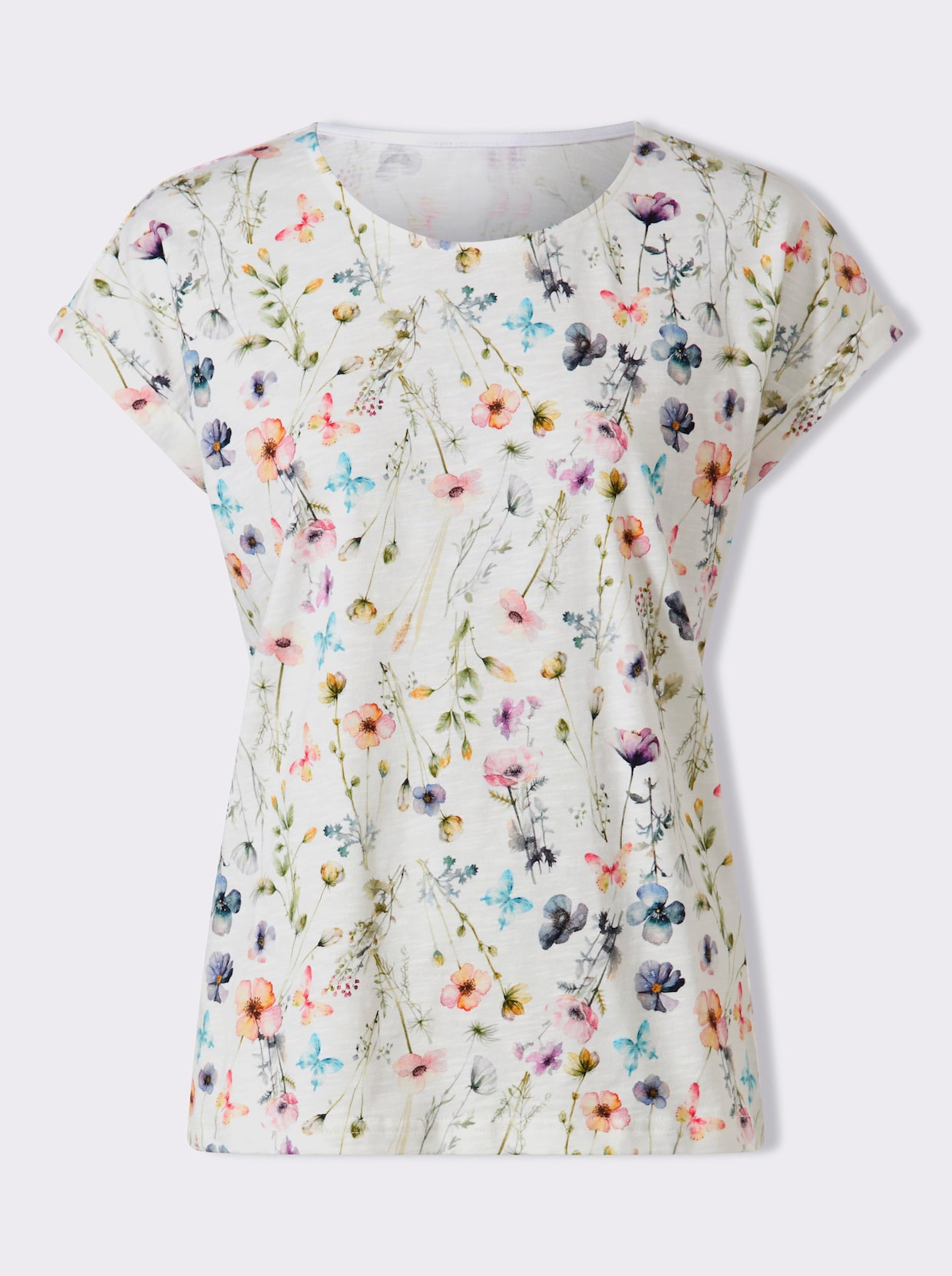Print-Shirt - ecru-bedruckt
