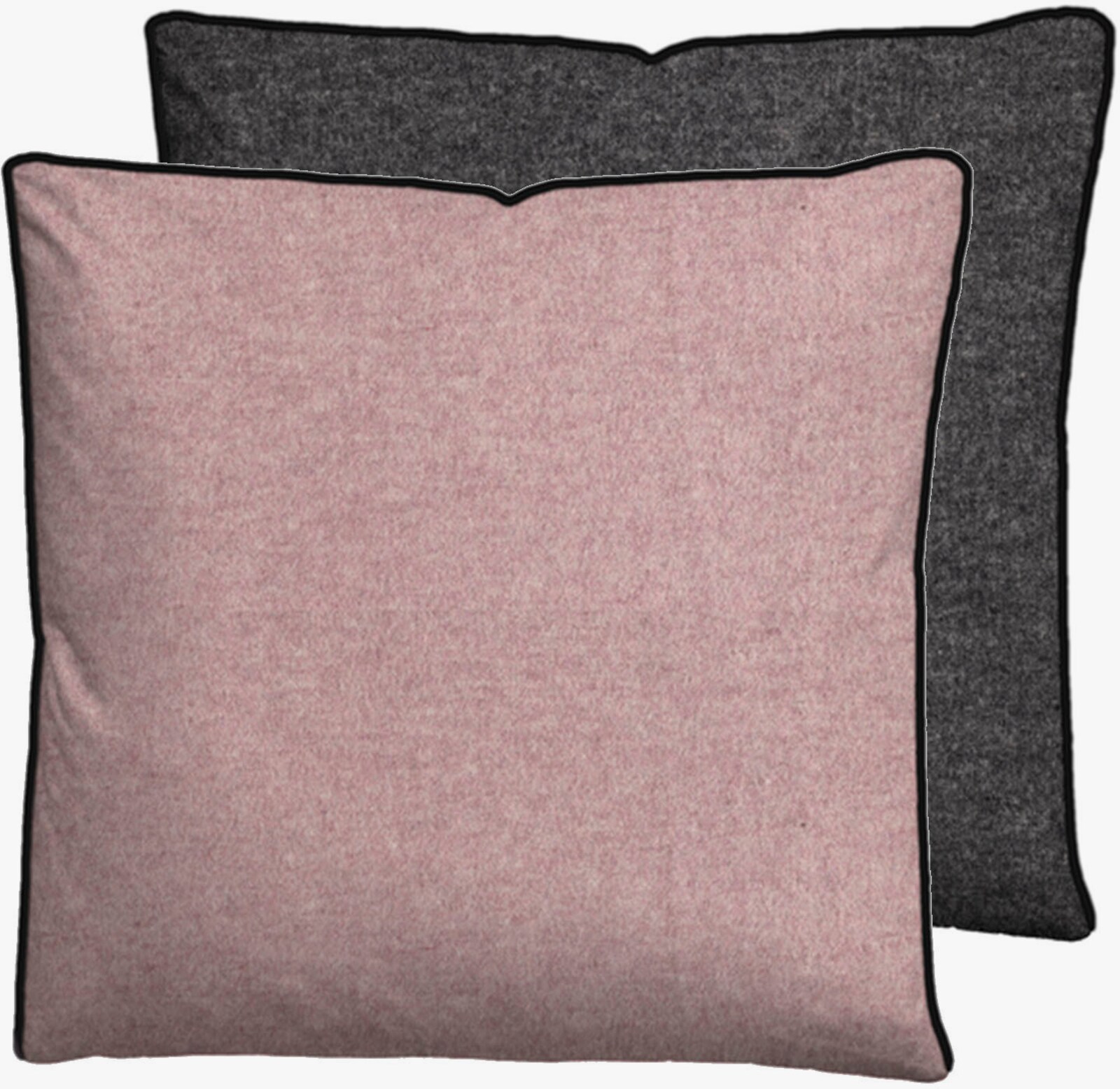 Biberna Bettwäsche - altrosé-grau-meliert