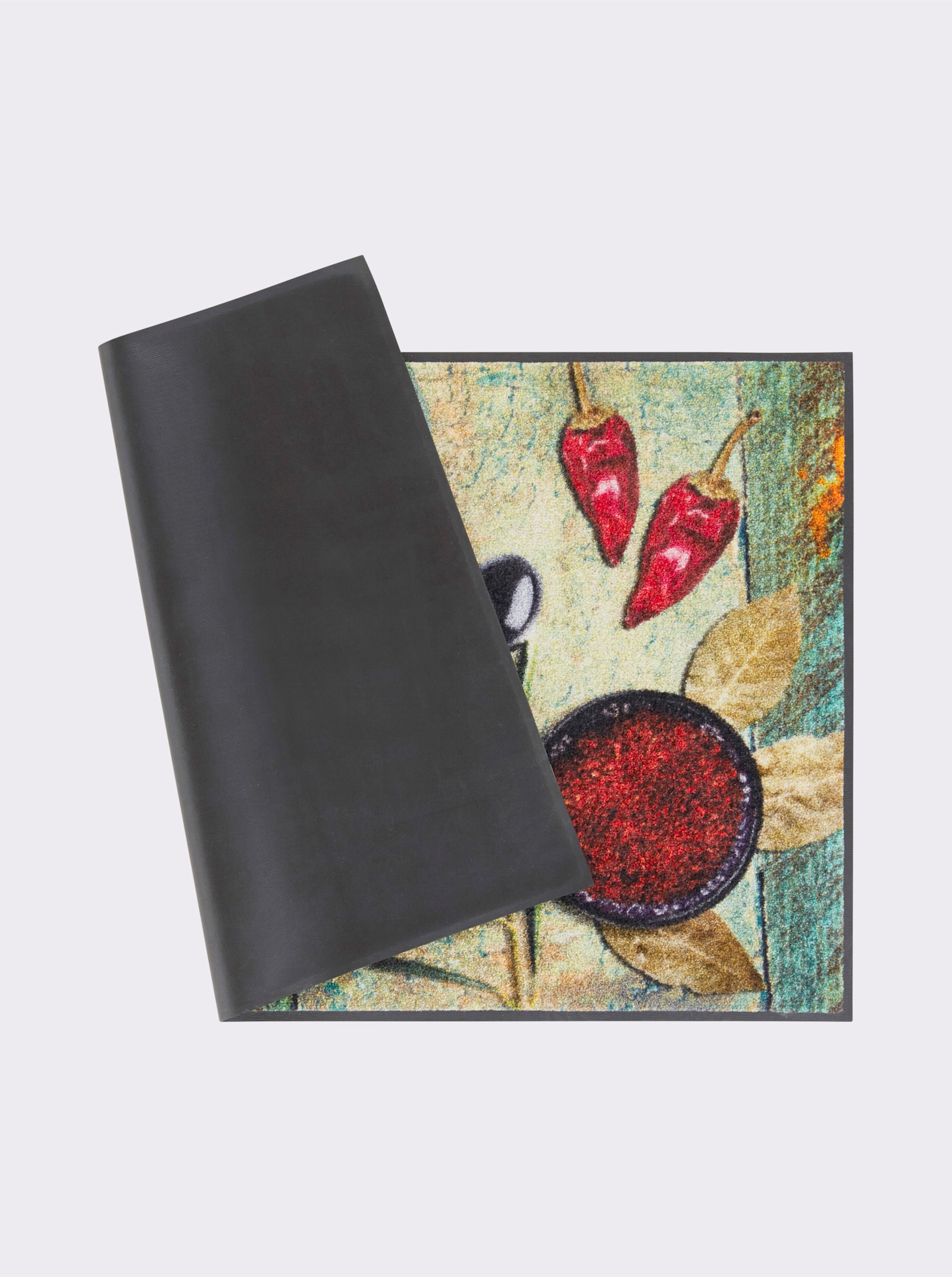 wash+dry by Kleen-Tex Fußmatte - petrol-bunt