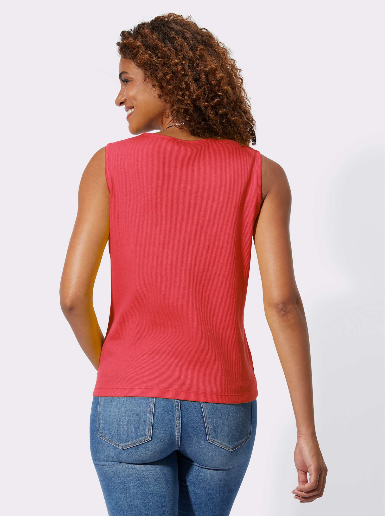 Shirttop in Ripp-Optik - hummer