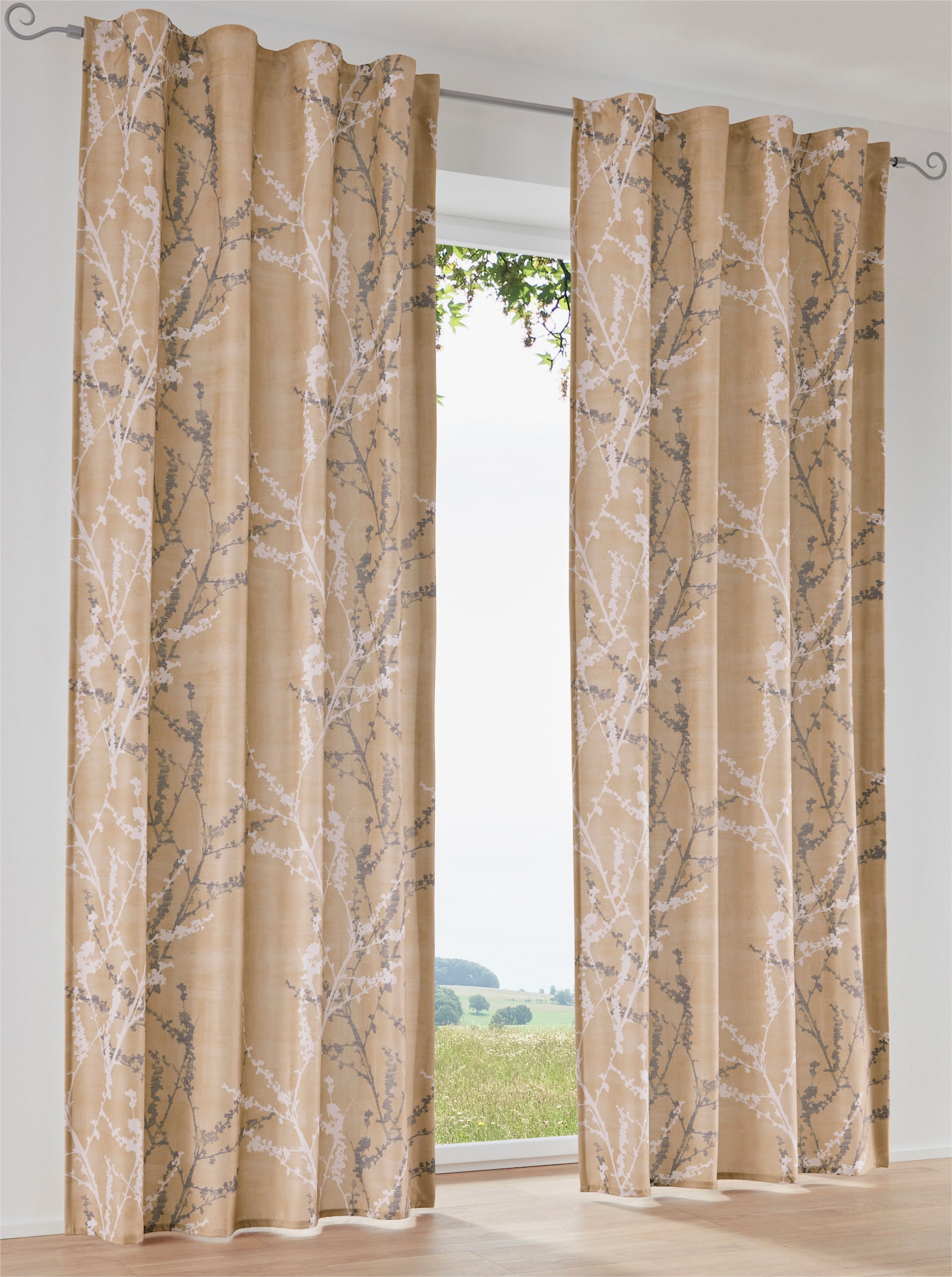 heine home Thermo-Vorhang - curry