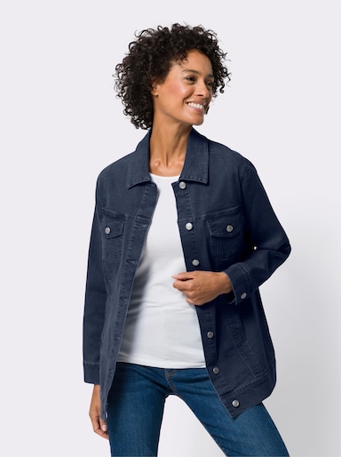 Jeansjacke - blue-stone-washed