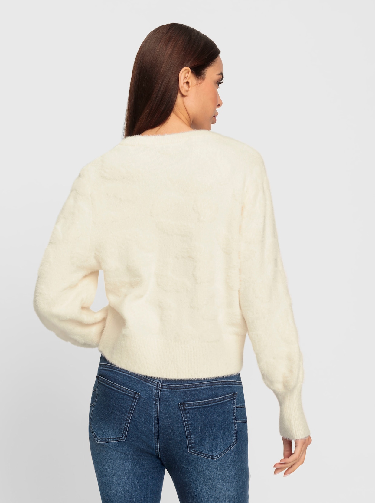 heine Gebreide pullover - champagne