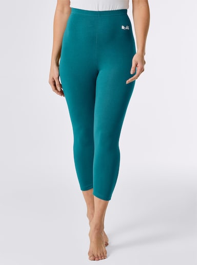 feel good Leggings 3/4-lang - aquapetrol