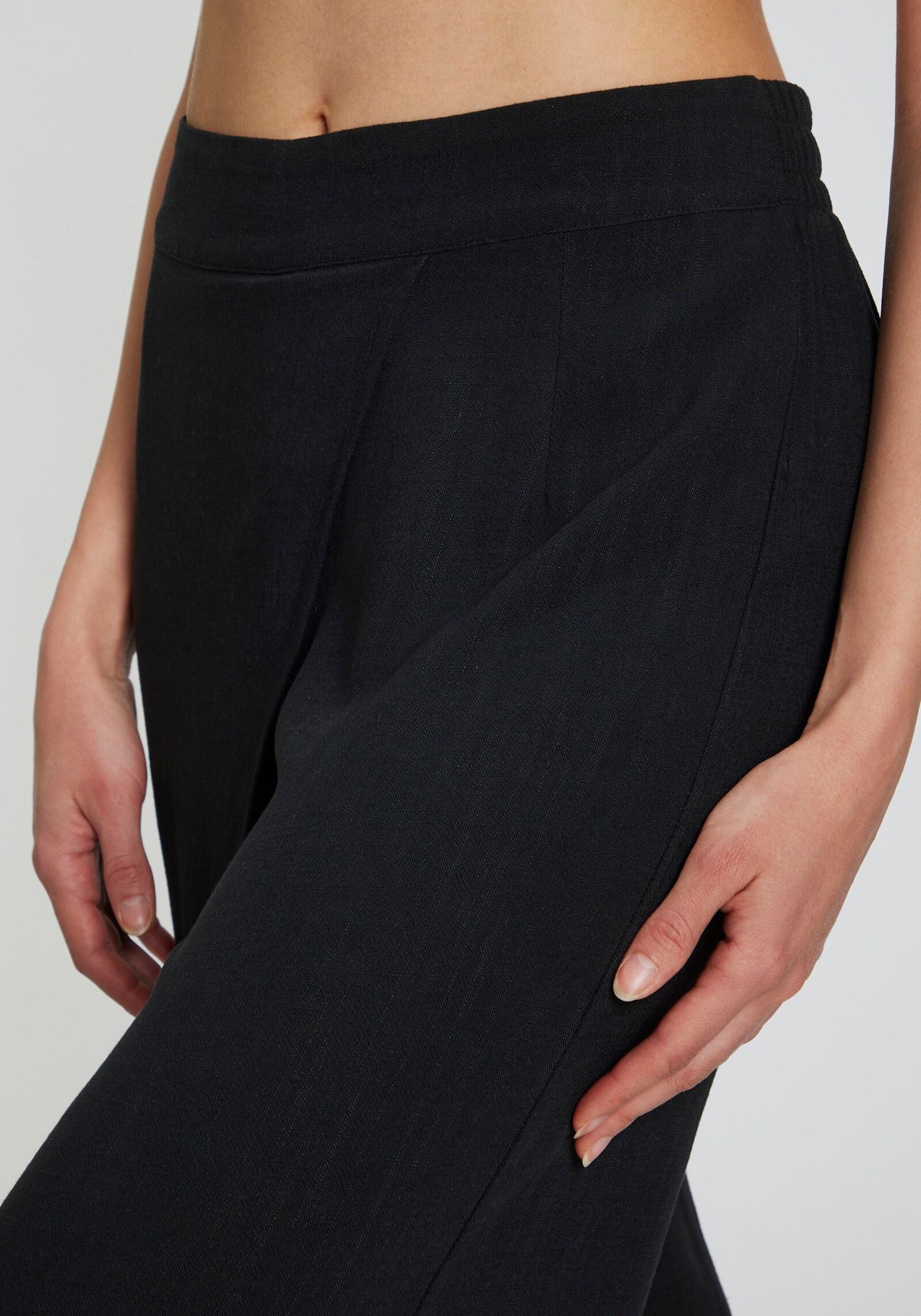 French Connection Pantalon en lin - noir