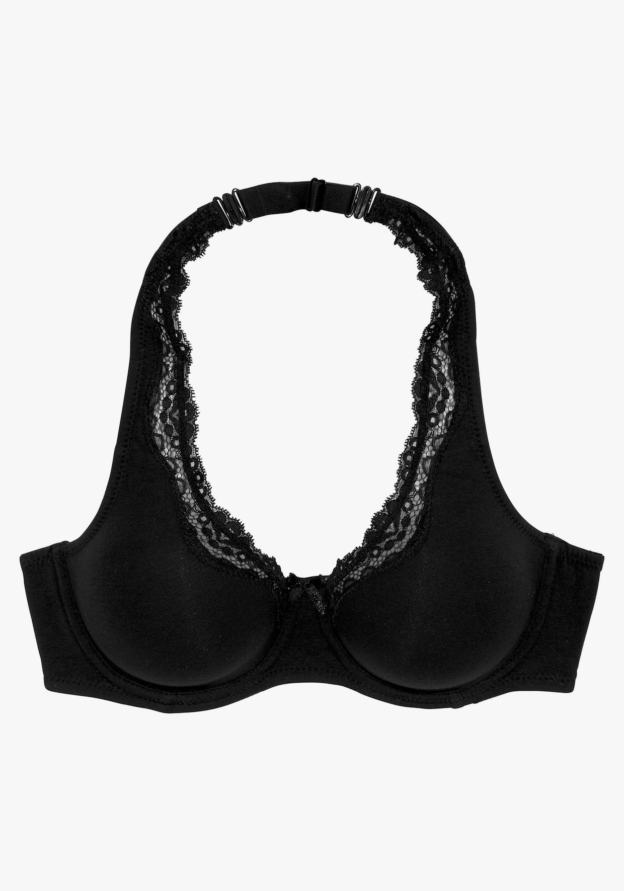 petite fleur Beugelbeha - wit+zwart