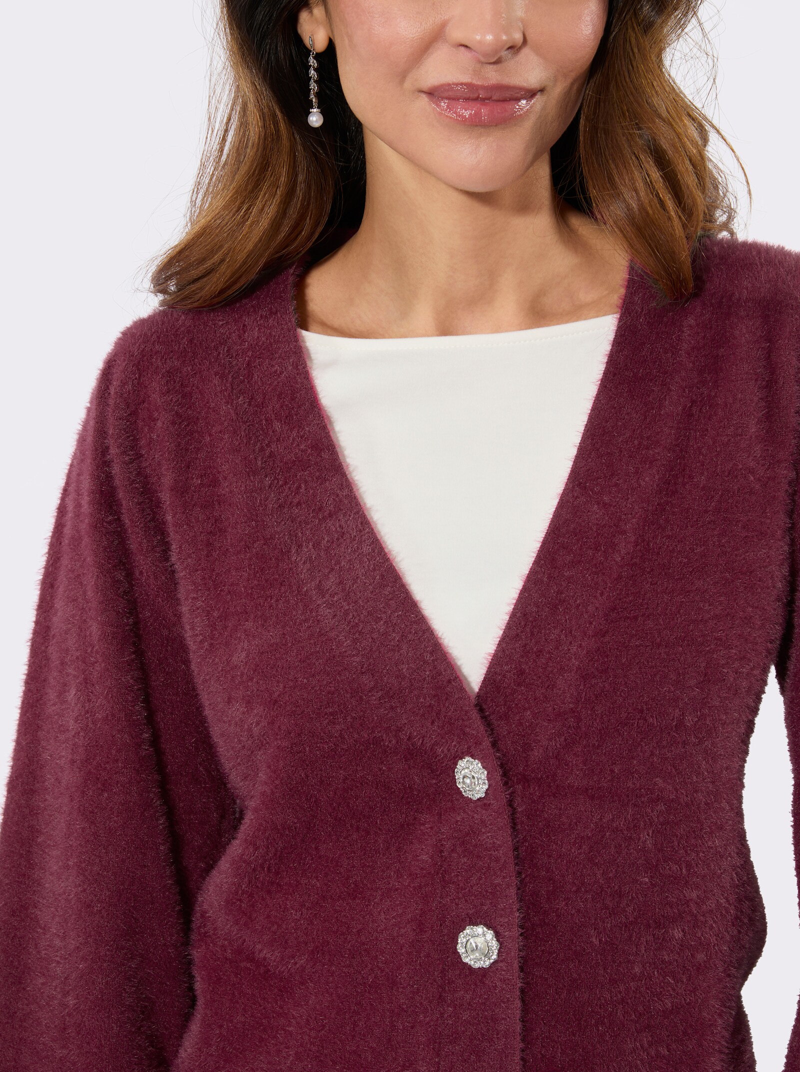 Cardigan - bordeaux