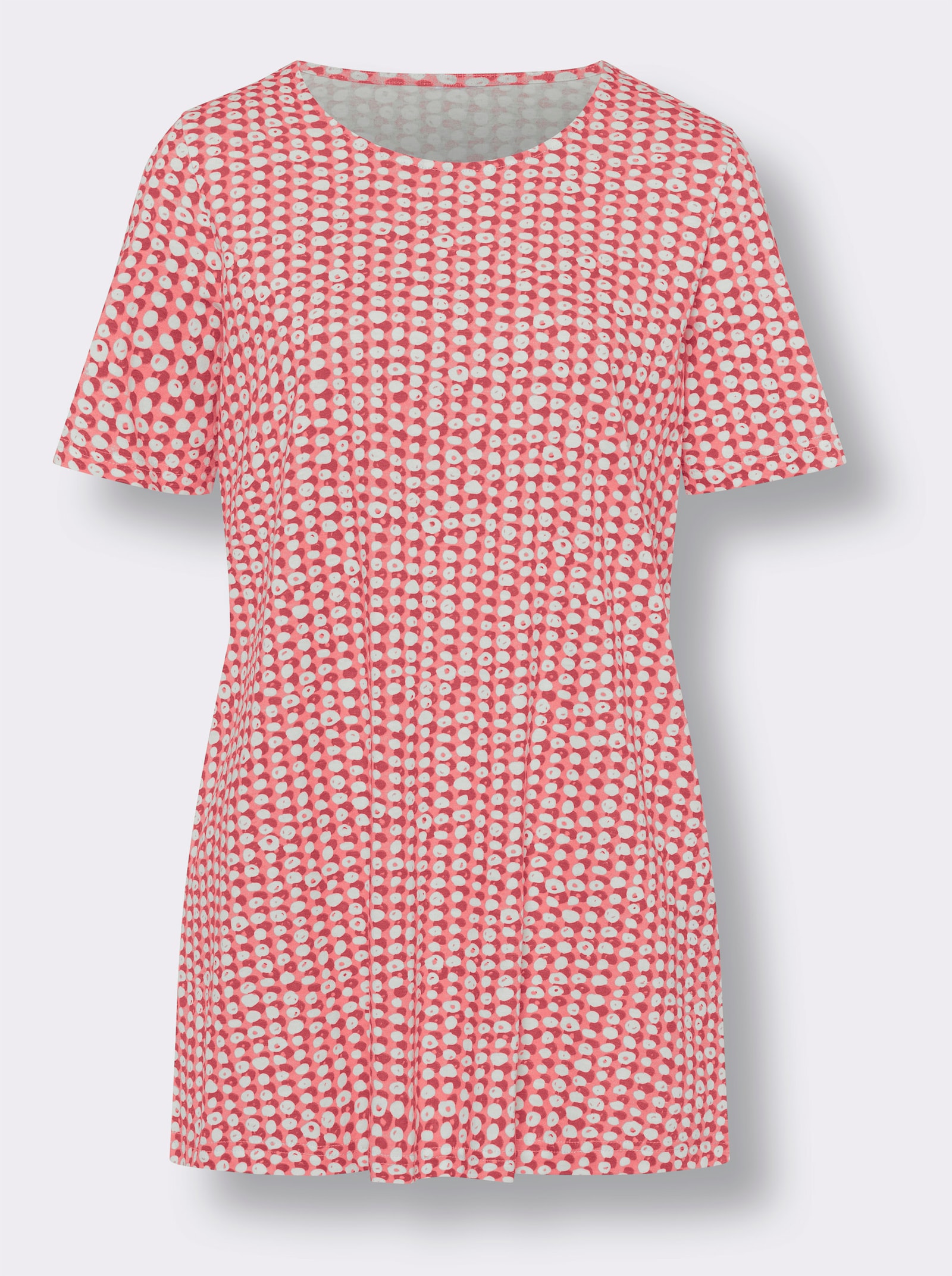 Longshirt mit Minimal-Muster - flamingo-hummer-bedruckt