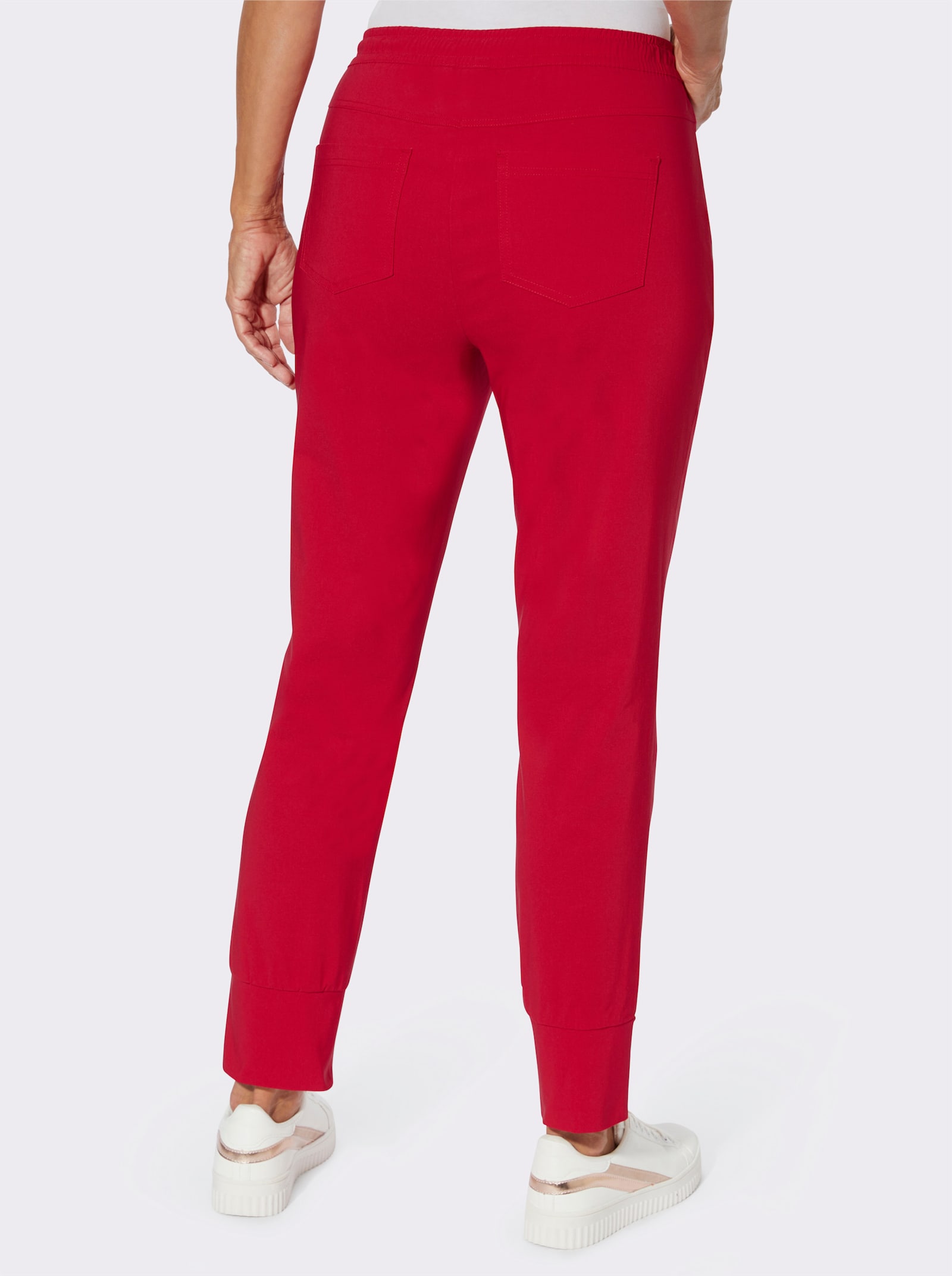 Pantalon Jogpant avec empiècement au dos - rouge
