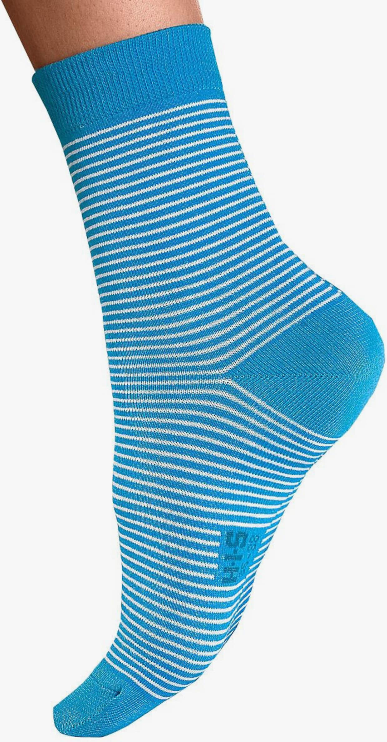 H.I.S Chaussettes - marine-écru, jean foncé-écru, bleu clair-écru, jean-écru, turquoise-écru, bleu pastel-écru