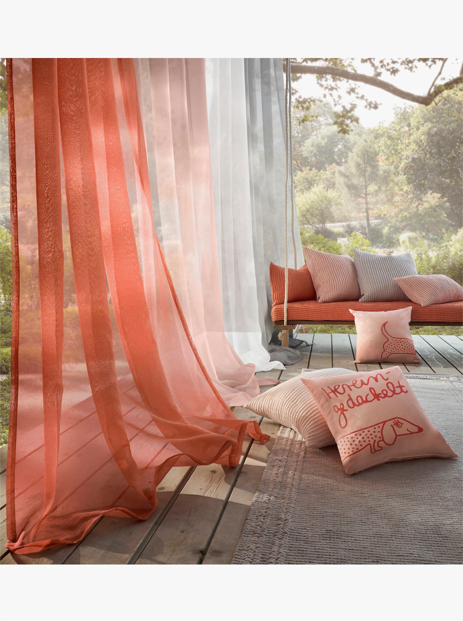 heine home Rideaux - papaye