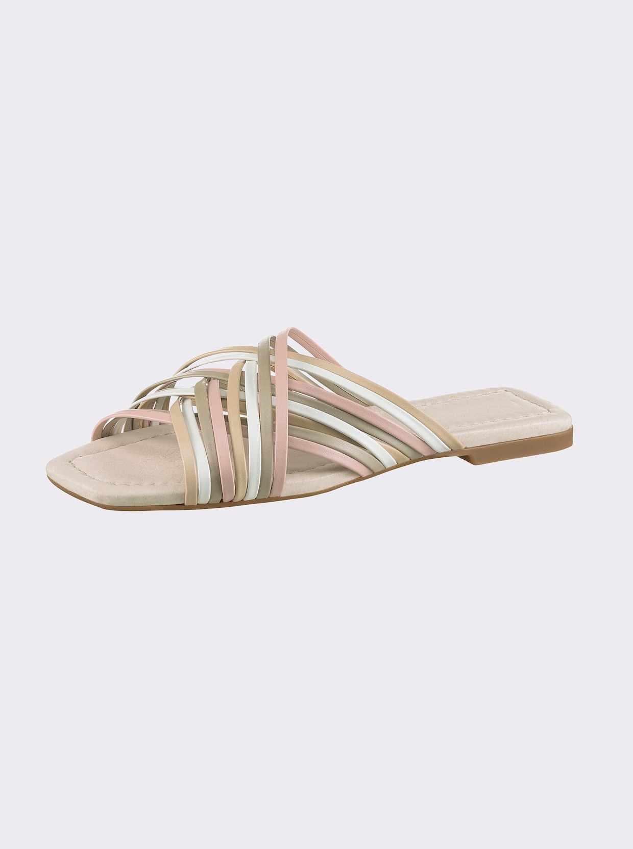 heine slippers - beige/roze