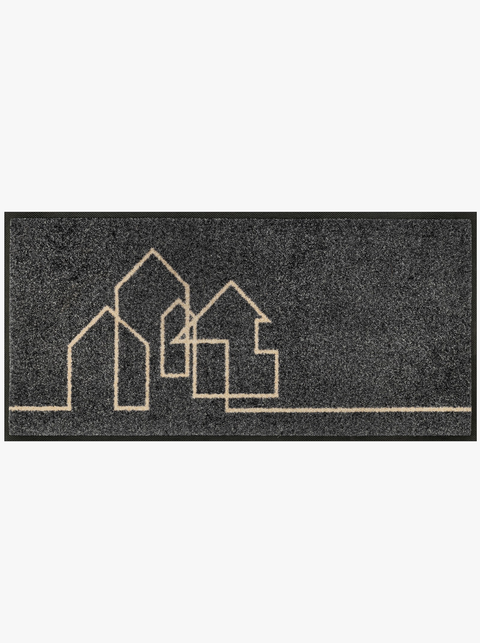 wash+dry by Kleen-Tex Fußmatte - anthrazit-ecru