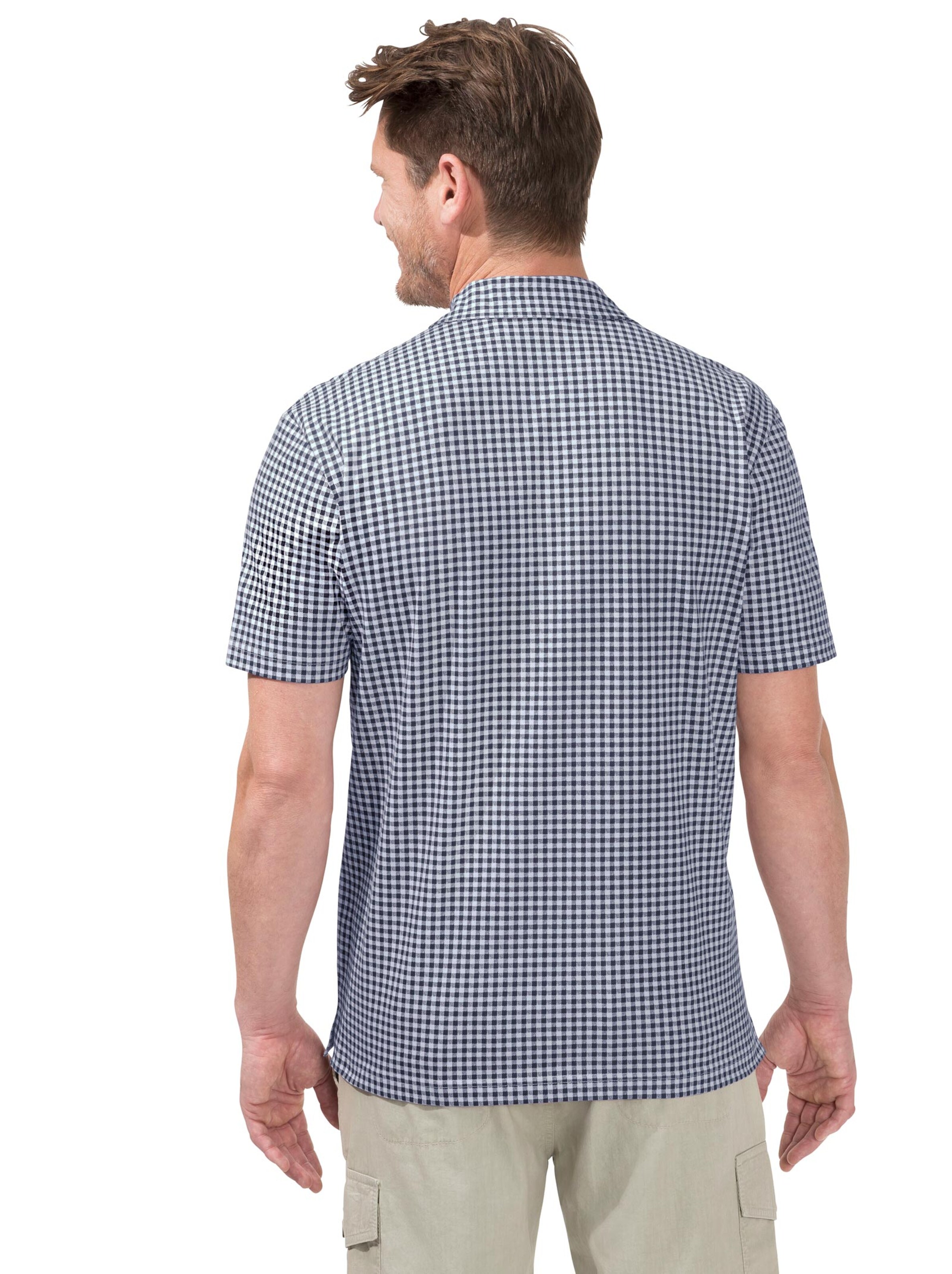 Catamaran Kurzarm-Poloshirt - marine-kariert