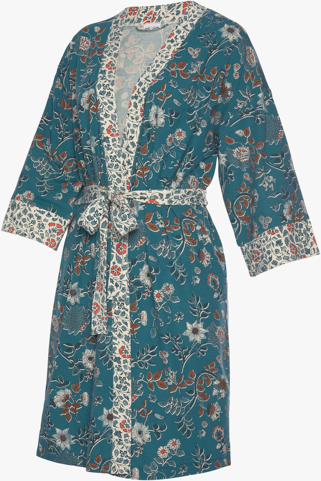 LASCANA Kimono - rookblauw/ecru