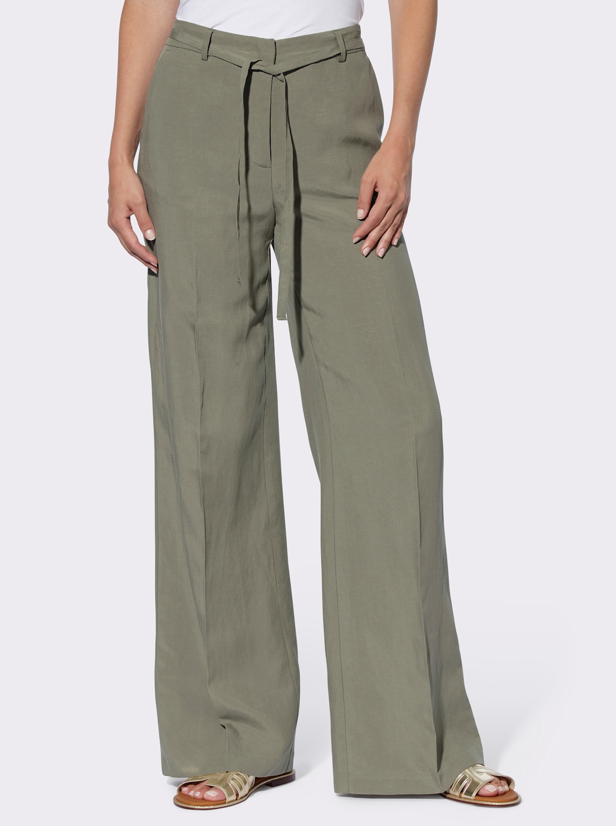 heine Leinenhose - khaki