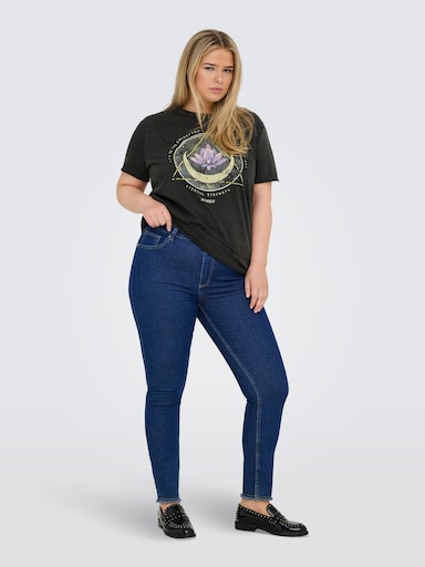 Skinny-fit-Jeans - dark blue denim