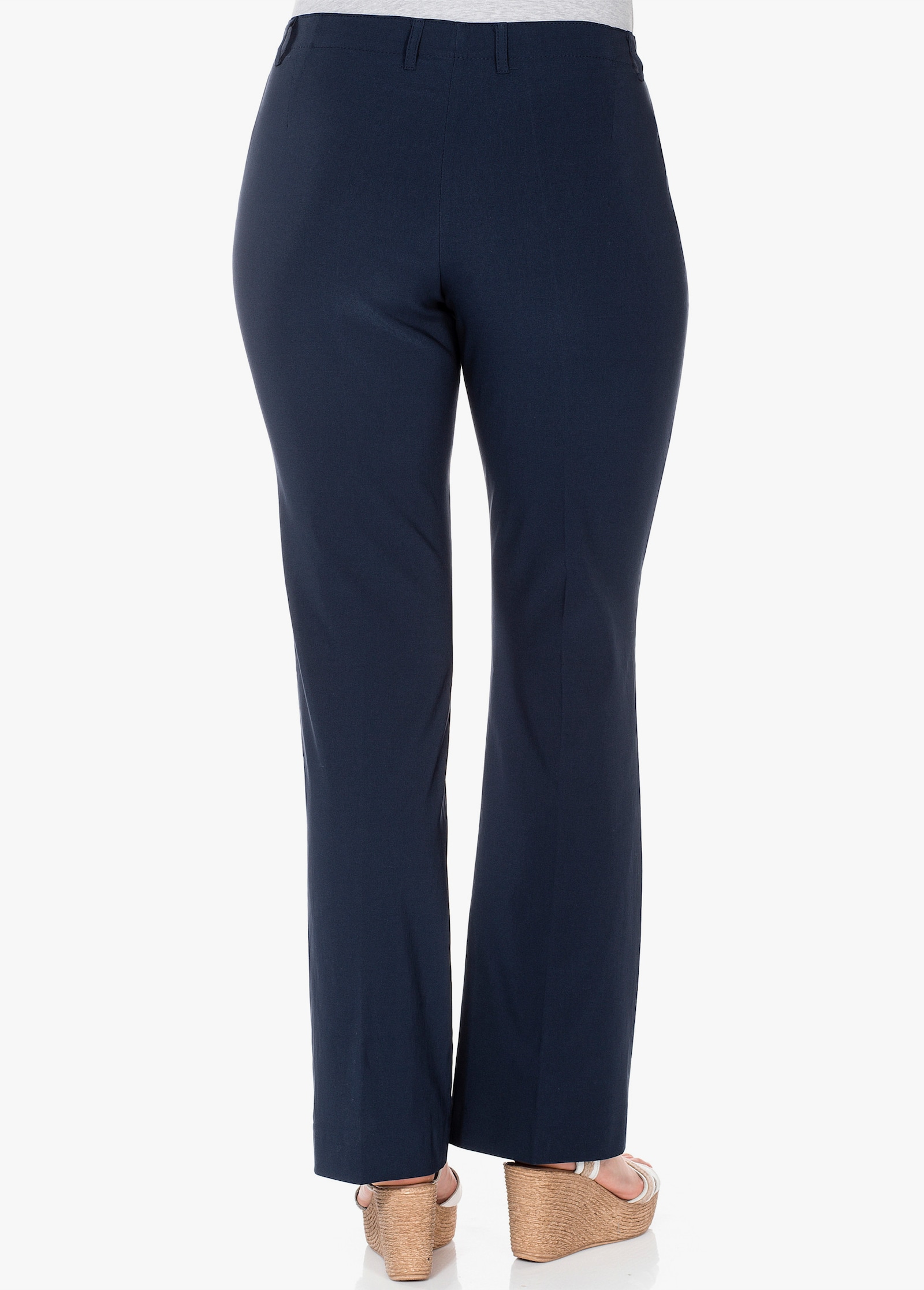 sheego Bengalinhose in Bootcut-Form - marine